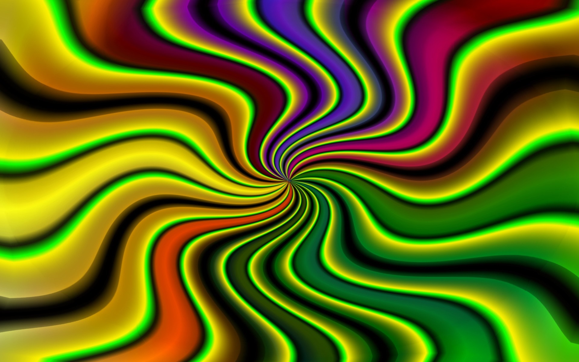 Abstract psychedelic swirl pattern HD Wallpaper