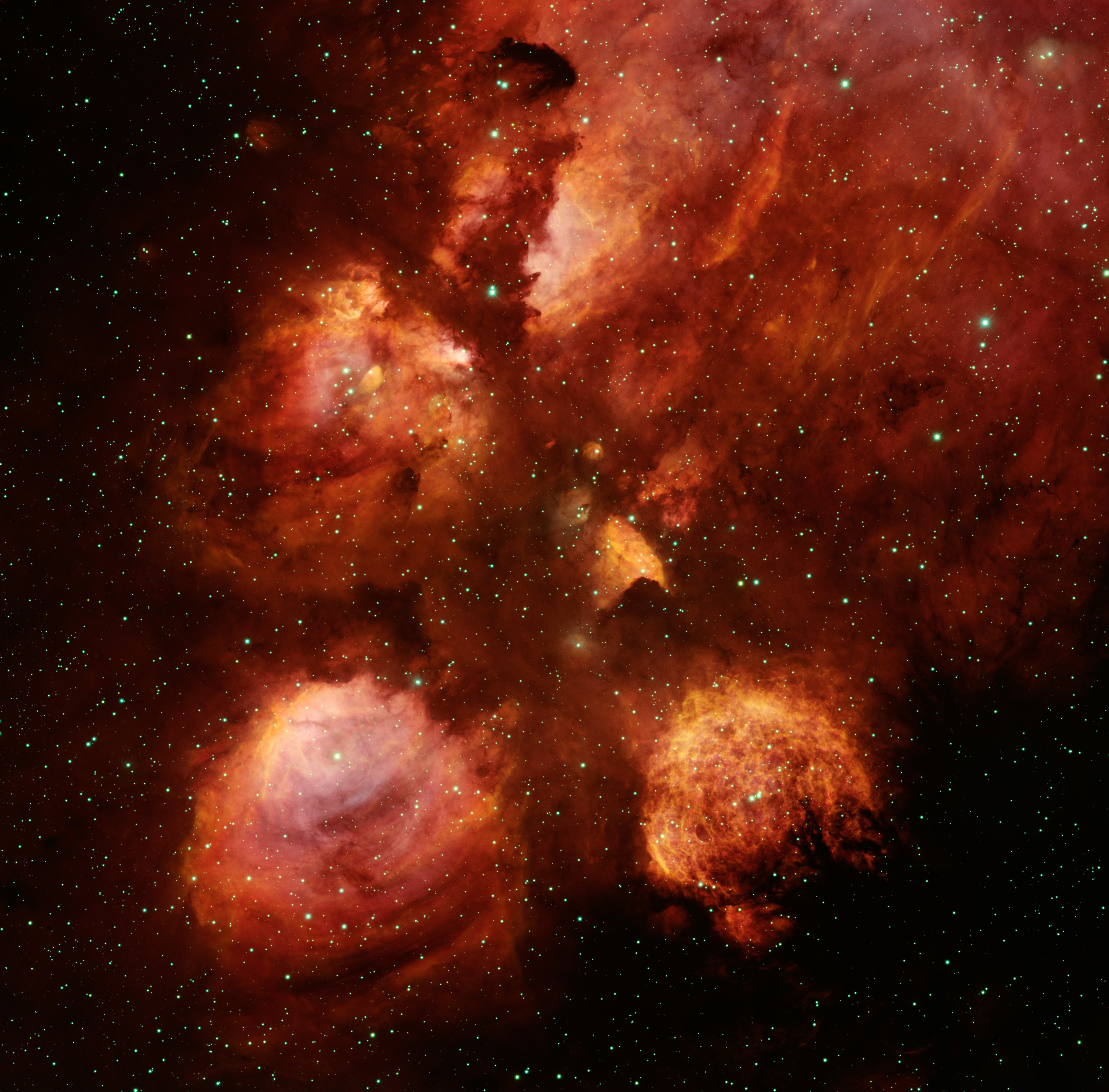 Nebula and stars in outer space HD Wallpaper