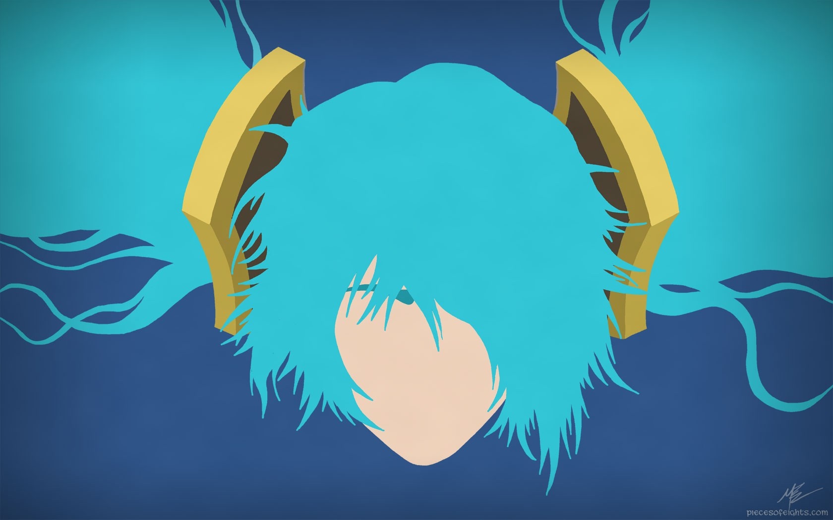 Sona from League of Legends minimalist illustration HD Wallpaper