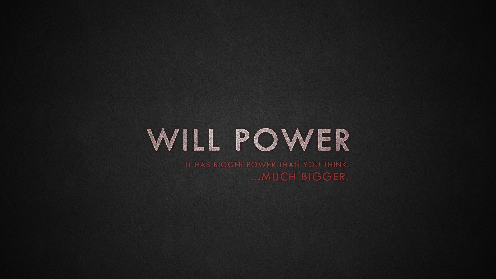 Will Power quote on dark background HD Wallpaper