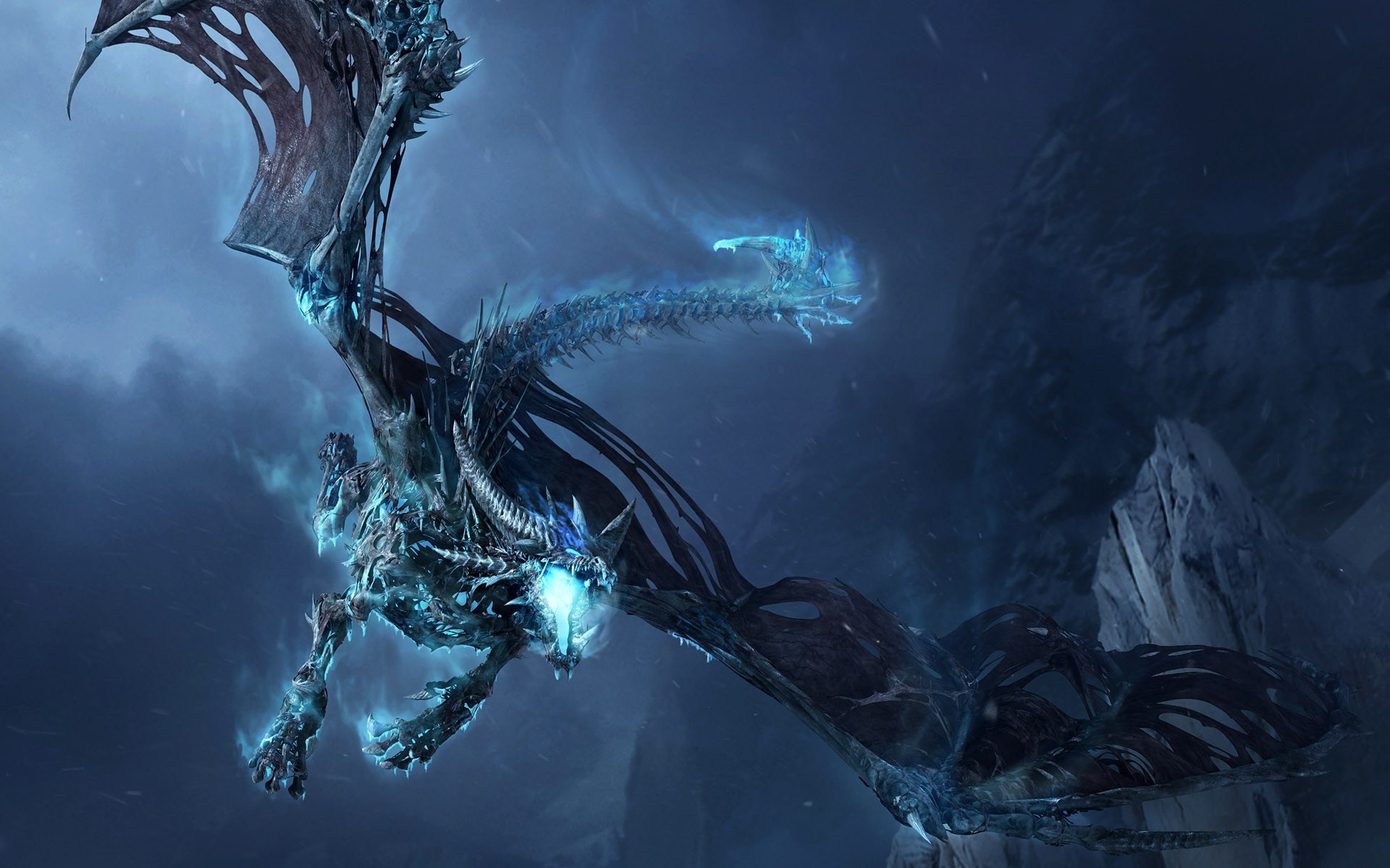 Frost Wyrm from World of Warcraft HD Wallpaper