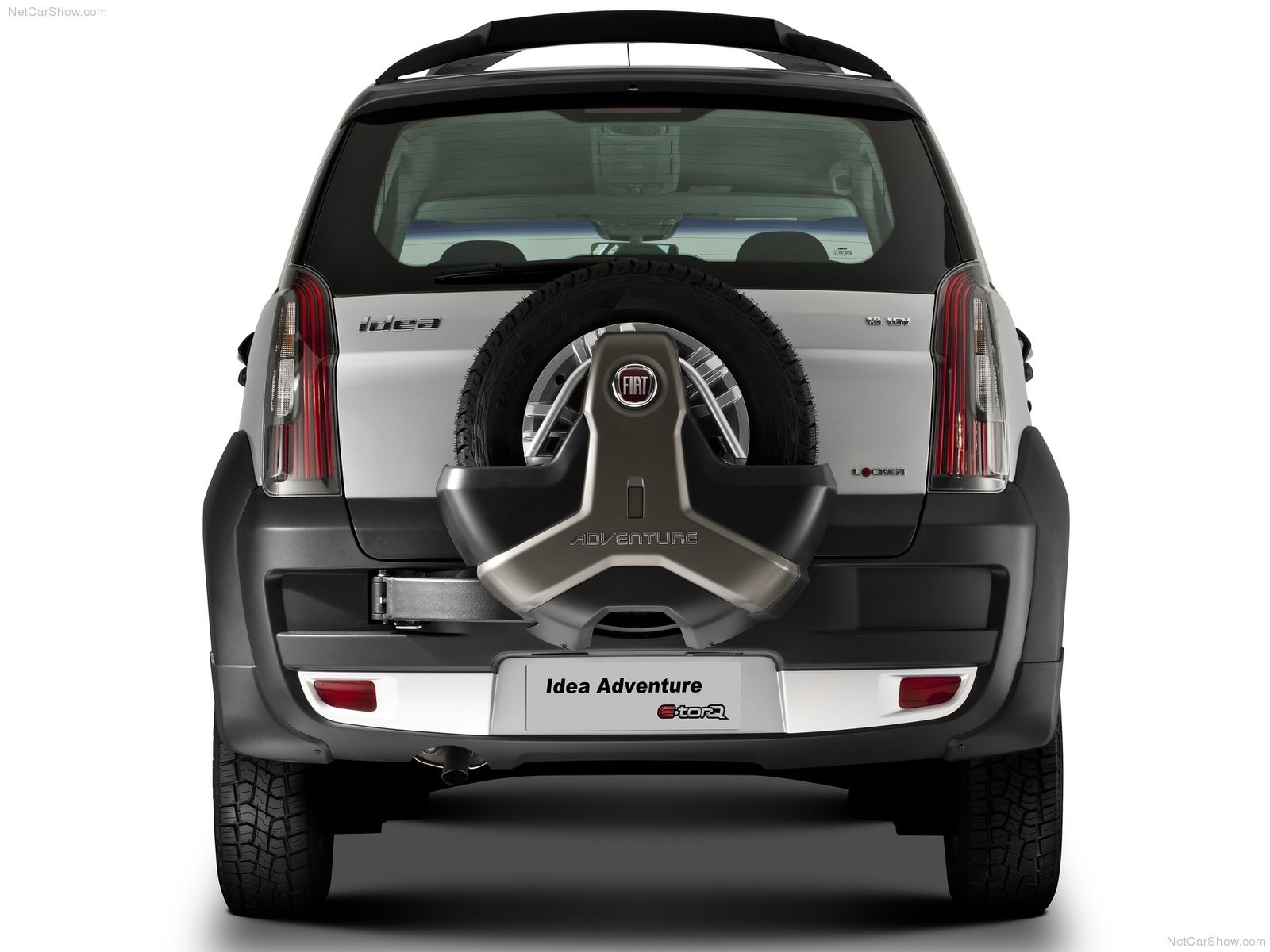 Fiat Idea Adventure car rear view HD Wallpaper