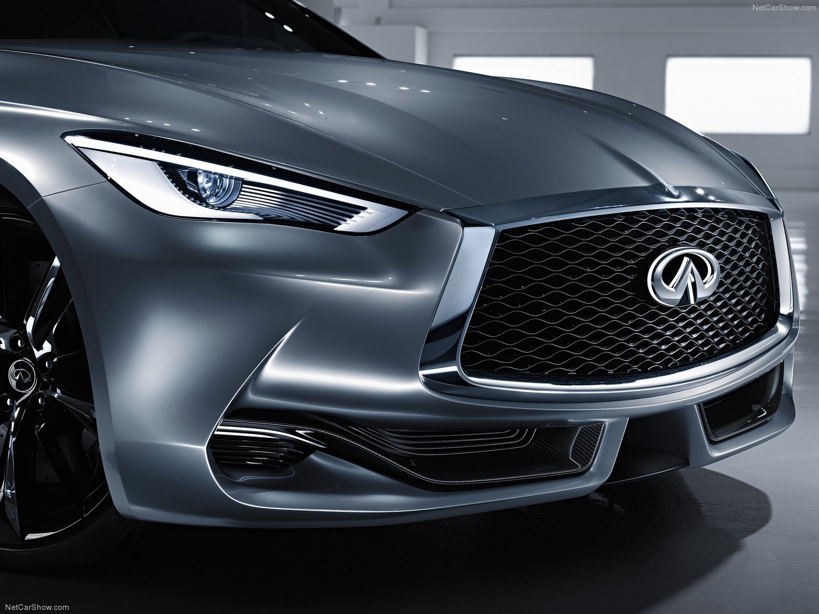 Infiniti Q60 Coupe concept car front view HD Wallpaper