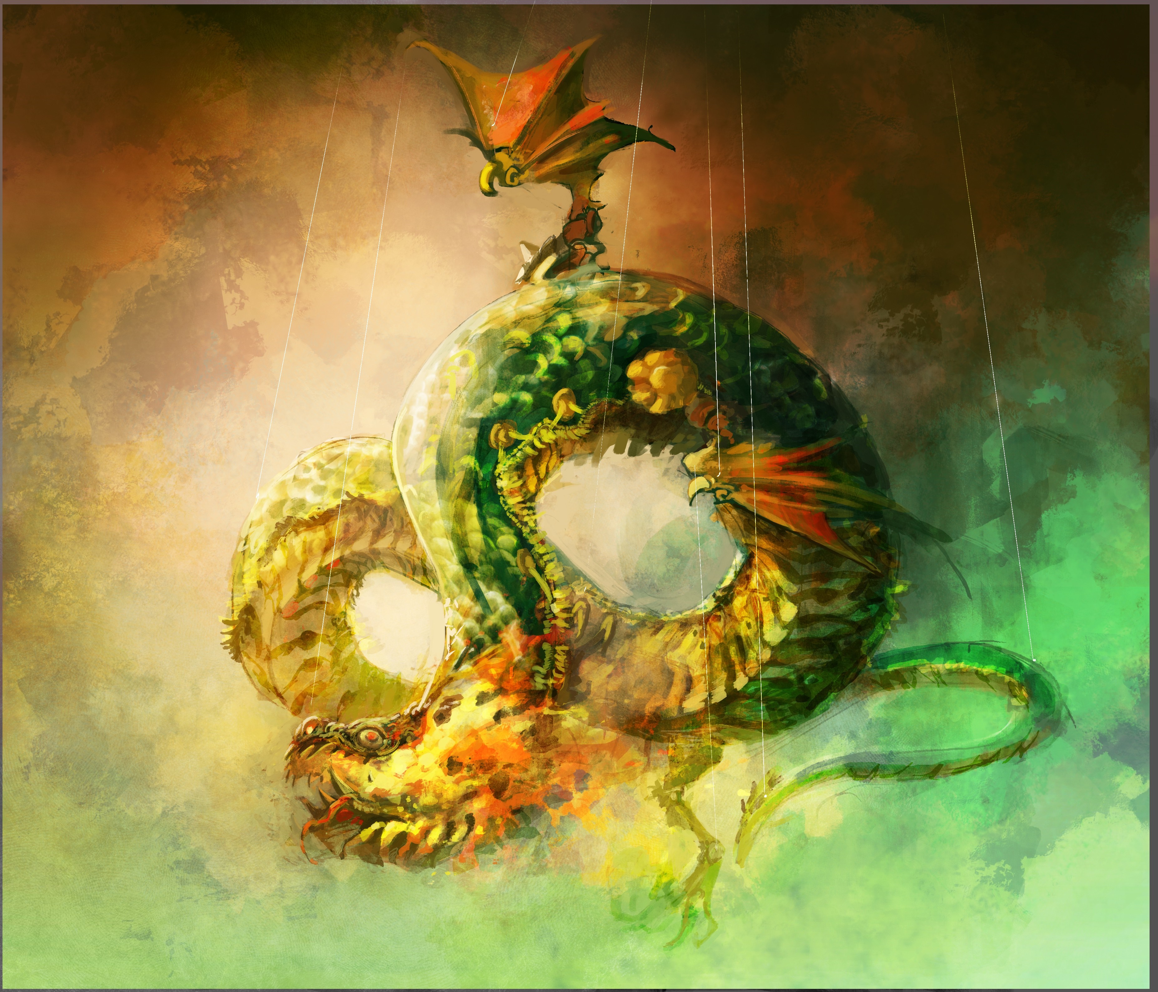Dragon puppet from Castlevania: Lords of Shadow HD Wallpaper