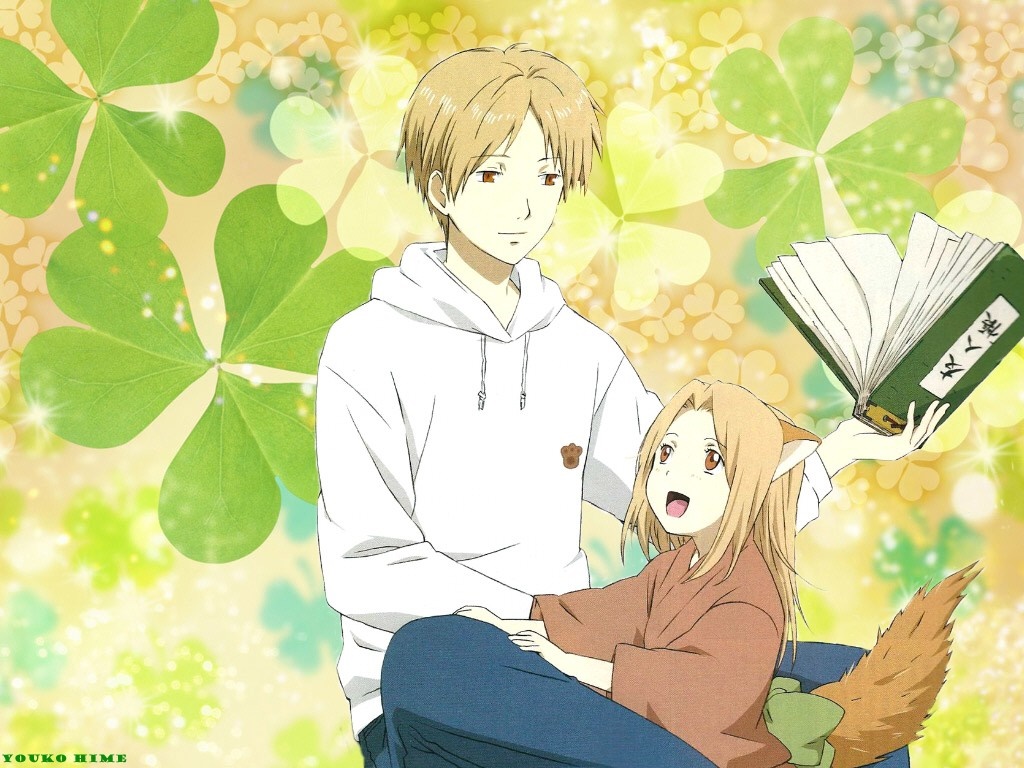 Natsume Yuujinchou: Nyanko-sensei and Natsume Takashi HD Wallpaper
