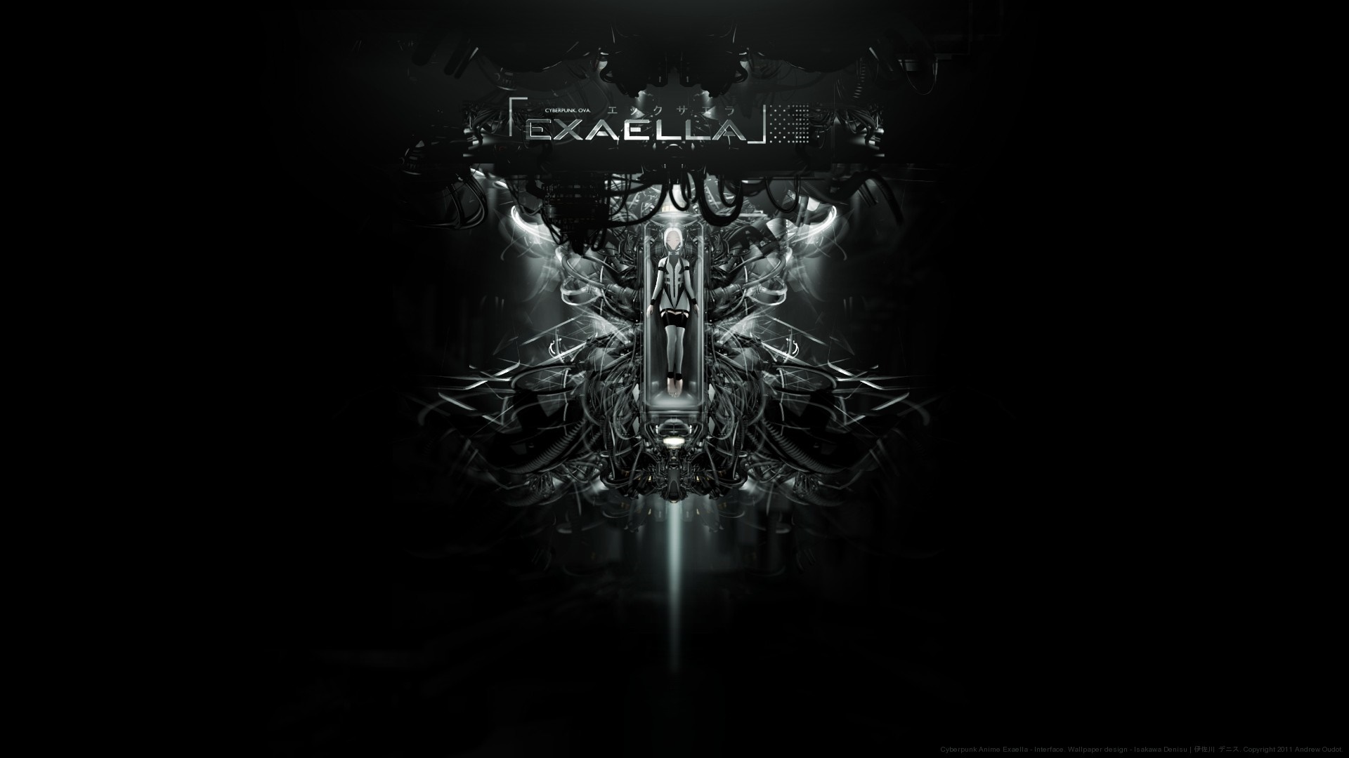 EXAELLA Cyberpunk Sci-Fi Art HD Wallpaper