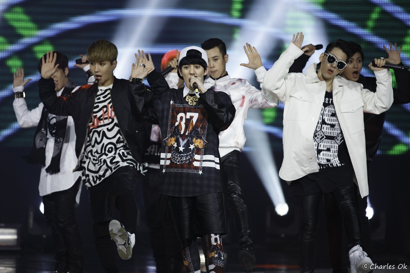 Group of male musicians performing on stage HD Wallpaper