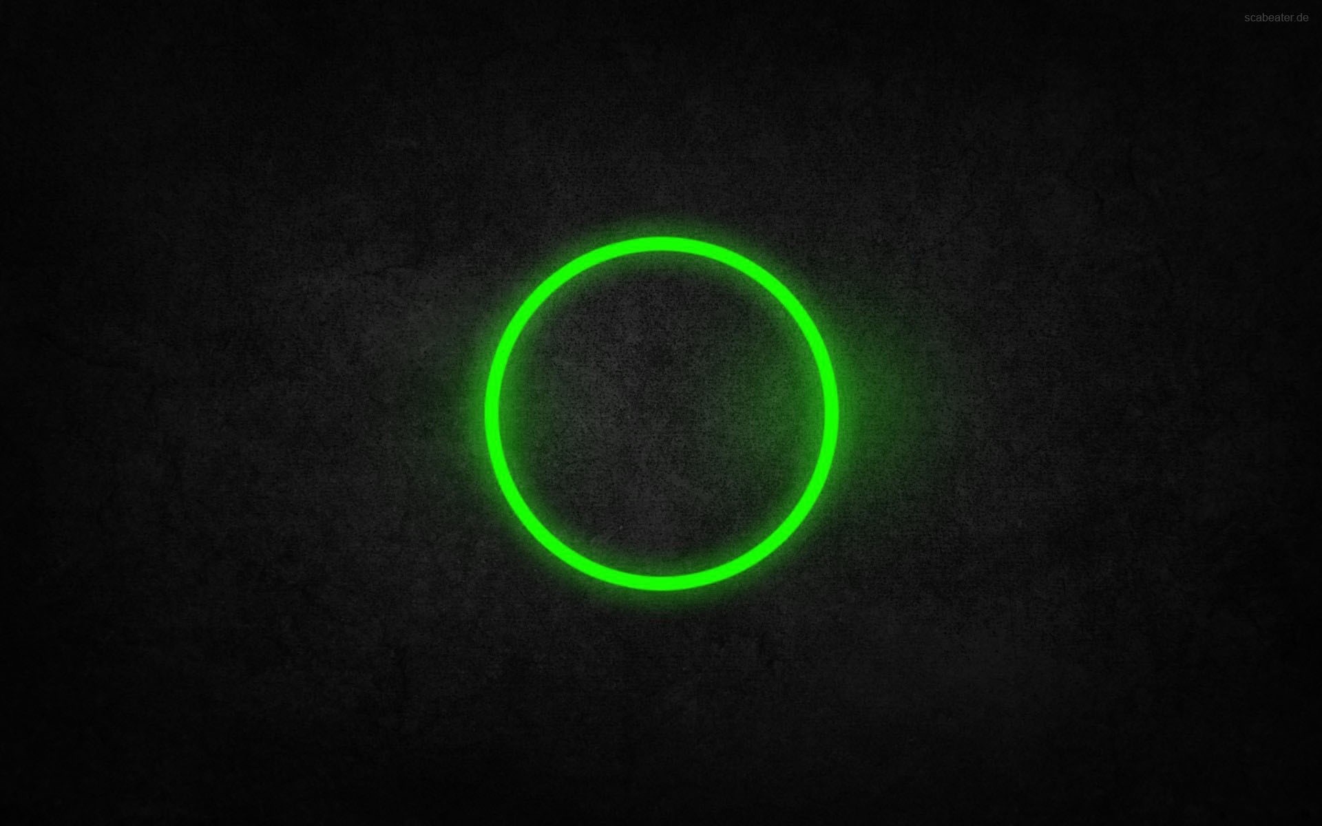 Green circle on a dark textured background HD Wallpaper