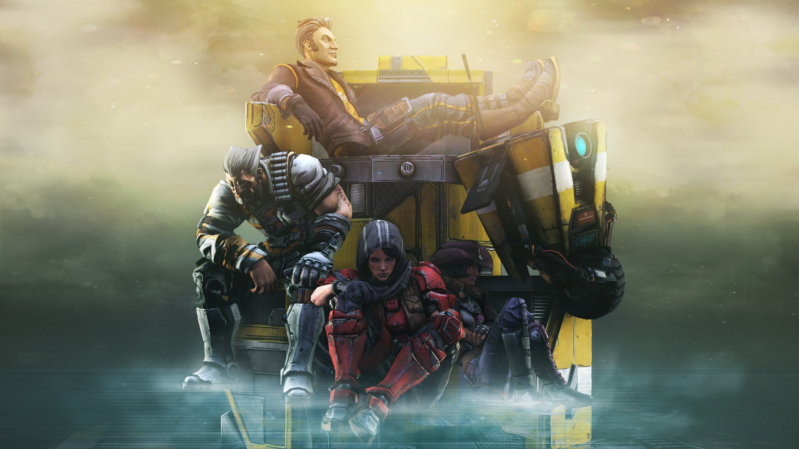 Handsome Jack and Vault Hunters from Borderlands HD Wallpaper
