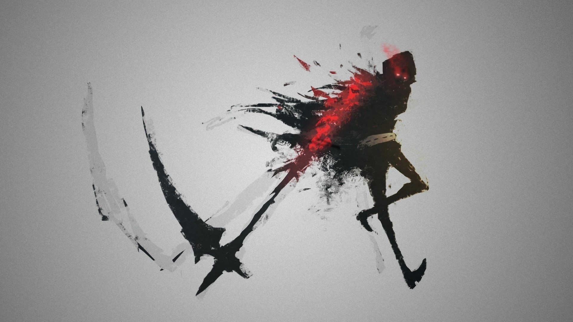 Grim Reaper with Scythe, Fantasy Art HD Wallpaper
