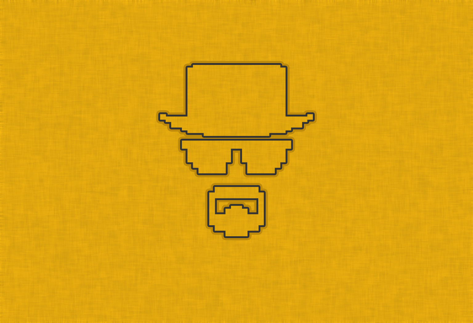 Heisenberg pixel art from Breaking Bad HD Wallpaper