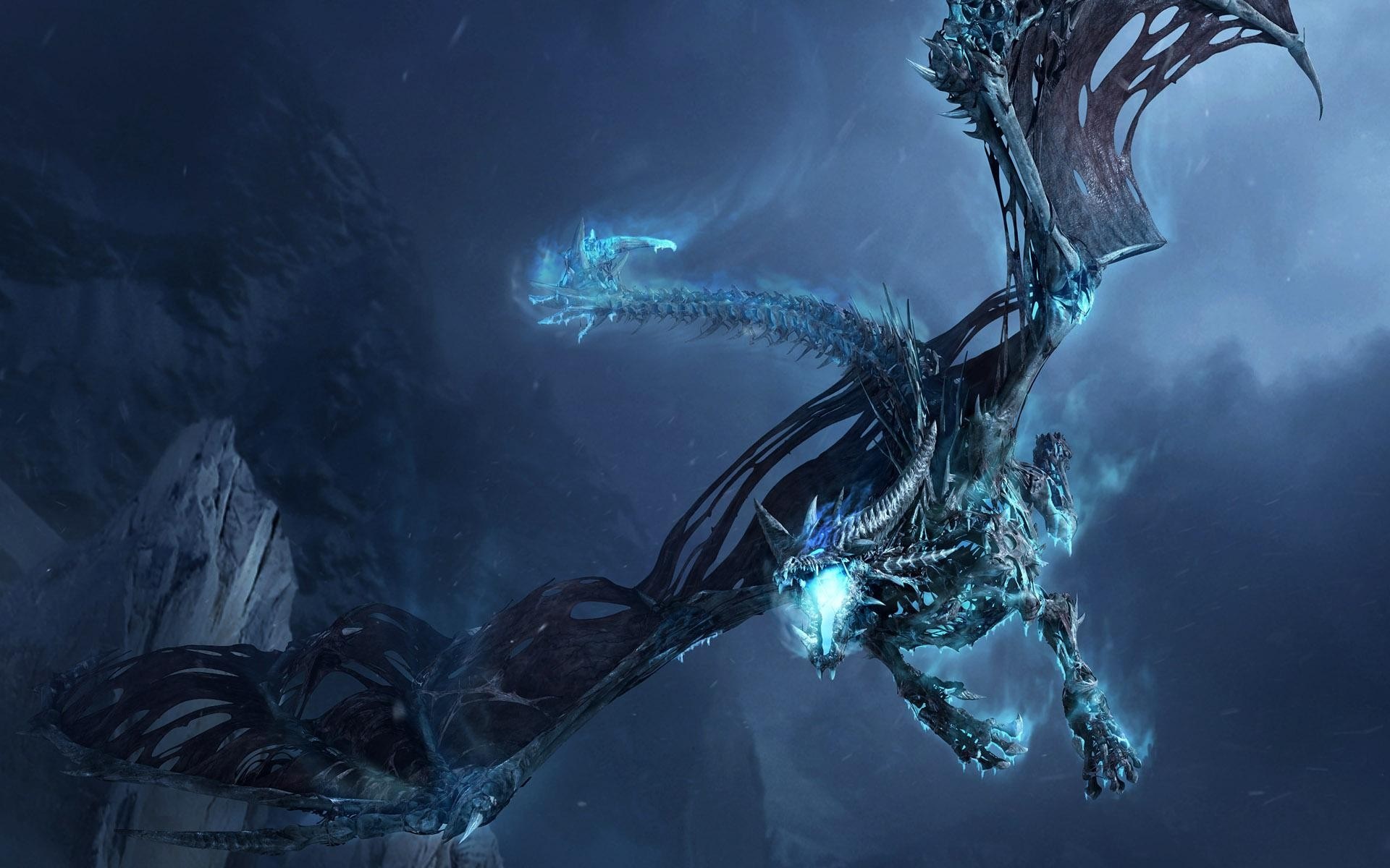 Frost Wyrm from World of Warcraft HD Wallpaper