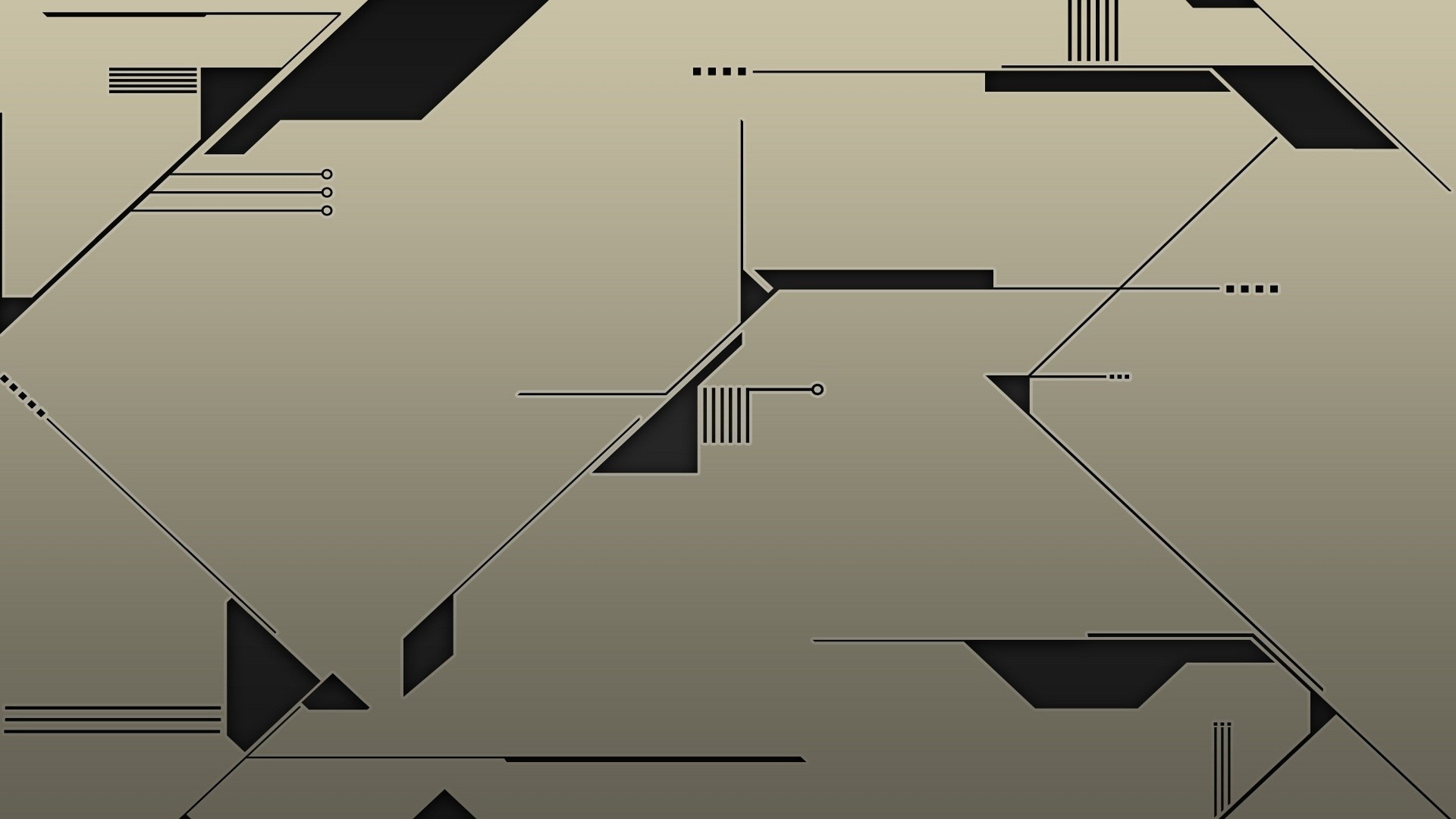 Abstract geometric design with lines and shapes HD Wallpaper