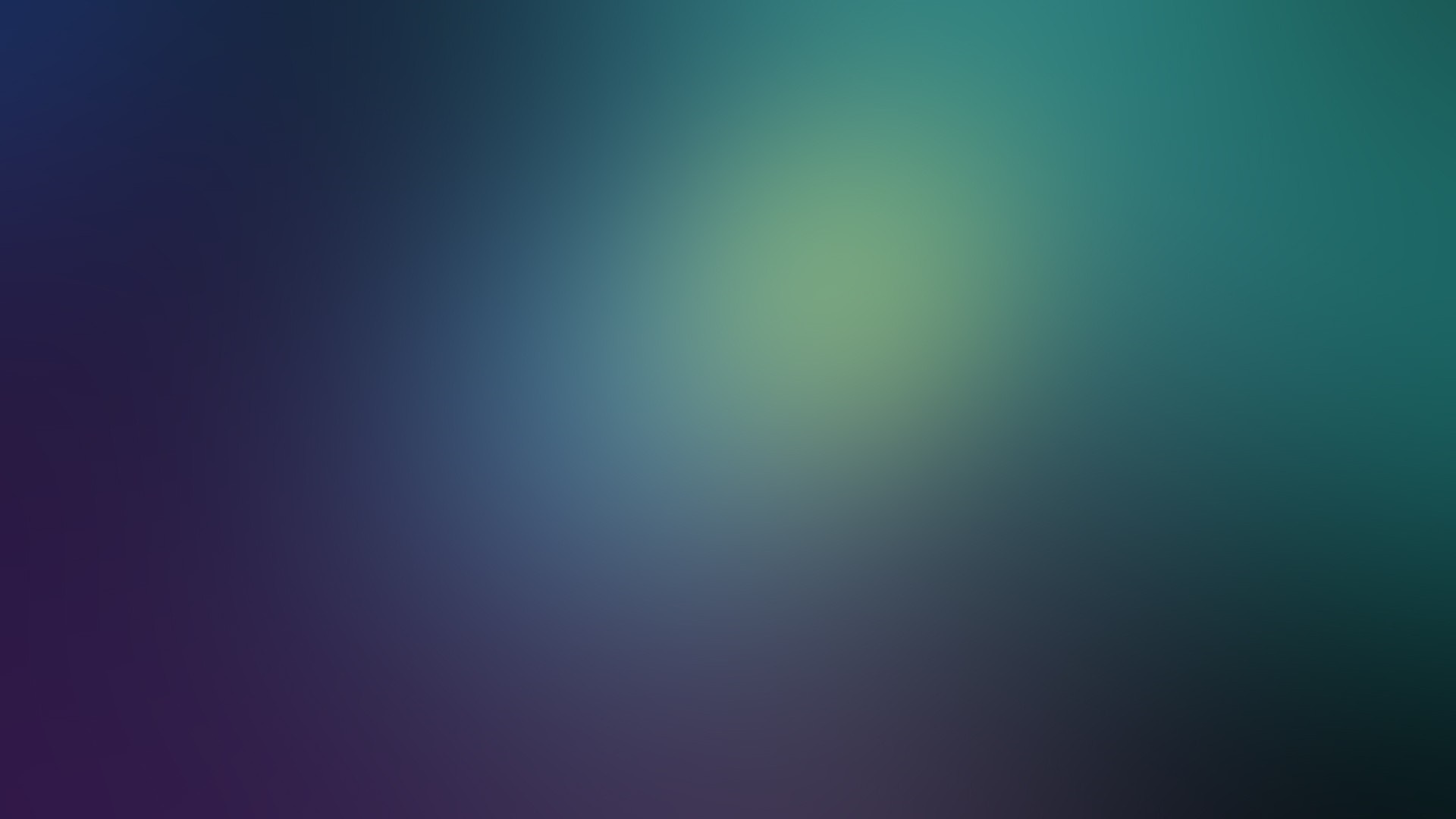 Abstract gradient of deep blue and teal with a bright yellow glow HD Wallpaper