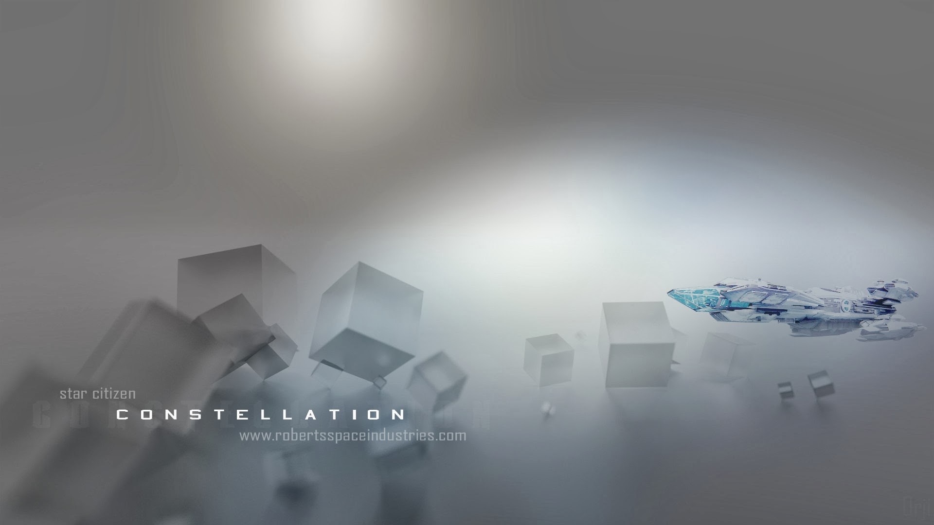 Star Citizen Constellation spaceship with cubes HD Wallpaper