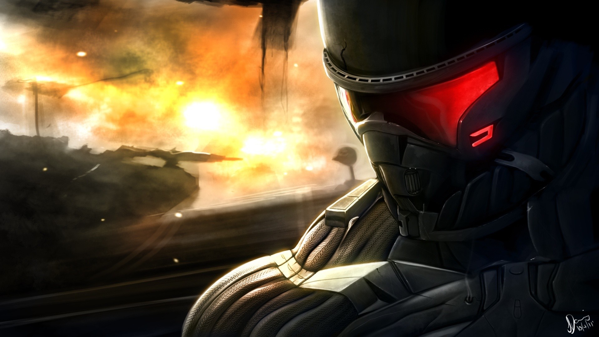 Soldier in Nanosuit from Crysis HD Wallpaper