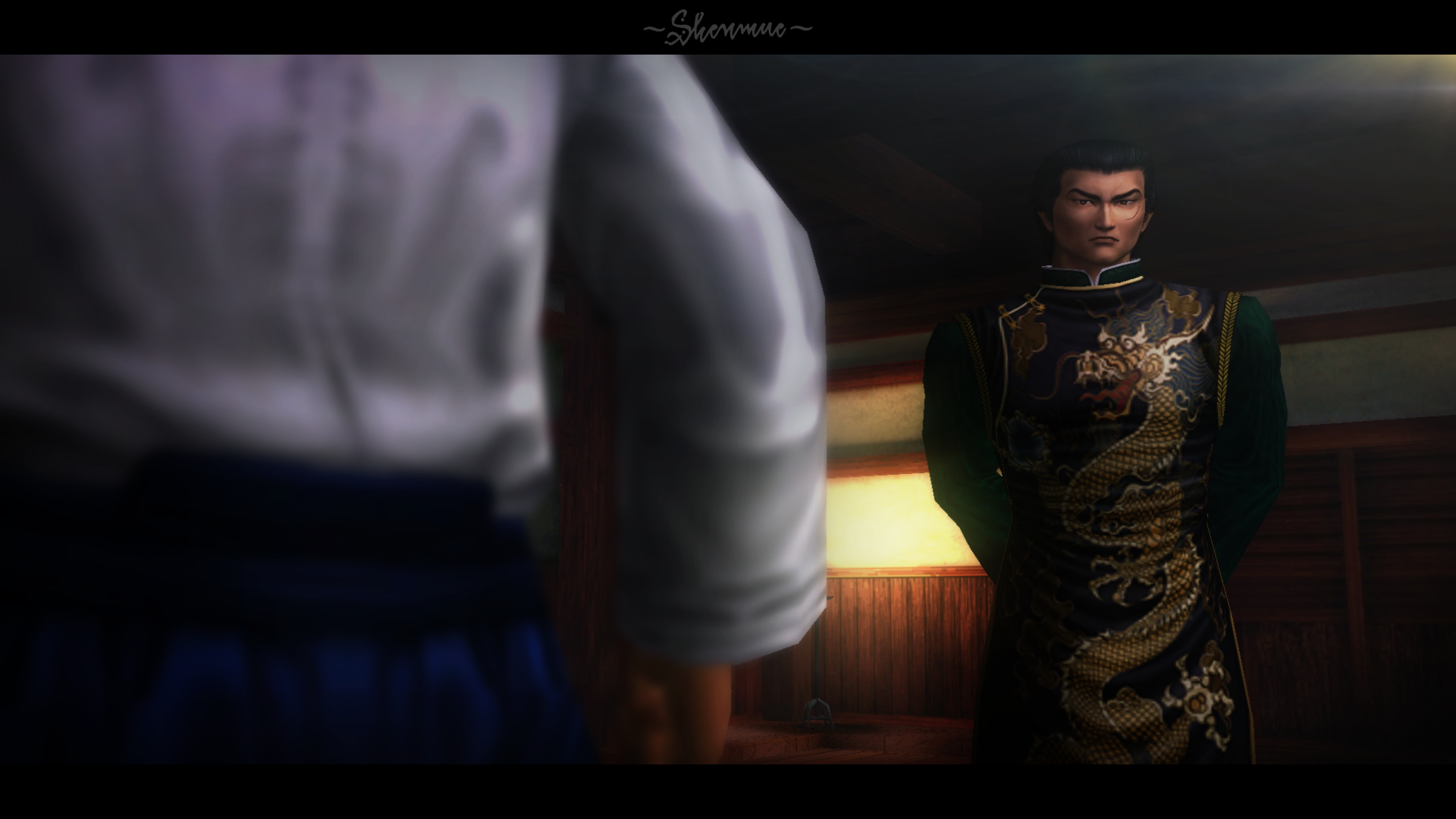 Ryo Hazuki from Shenmue in a dojo HD Wallpaper