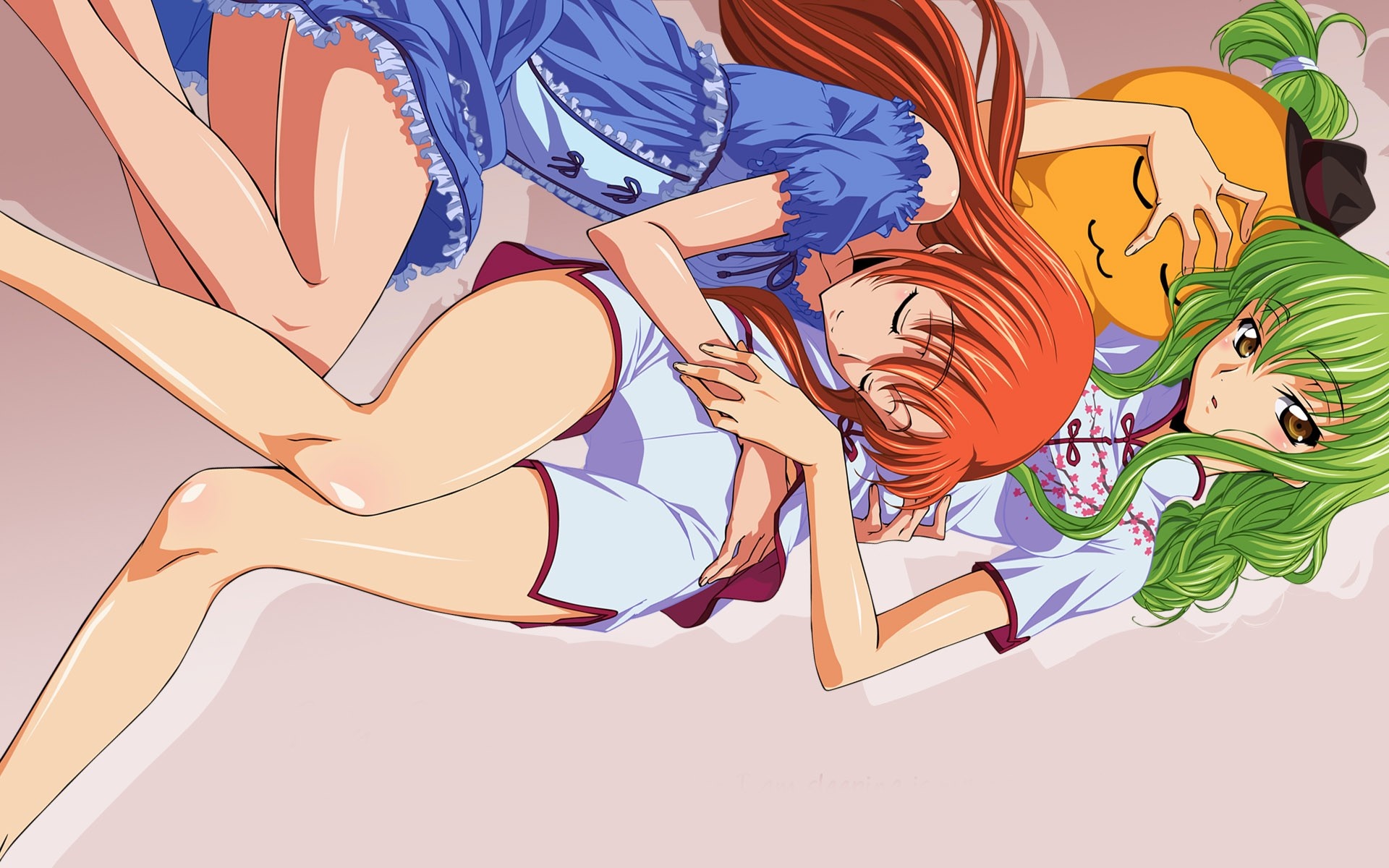 C.C. and Lelouch from Code Geass HD Wallpaper