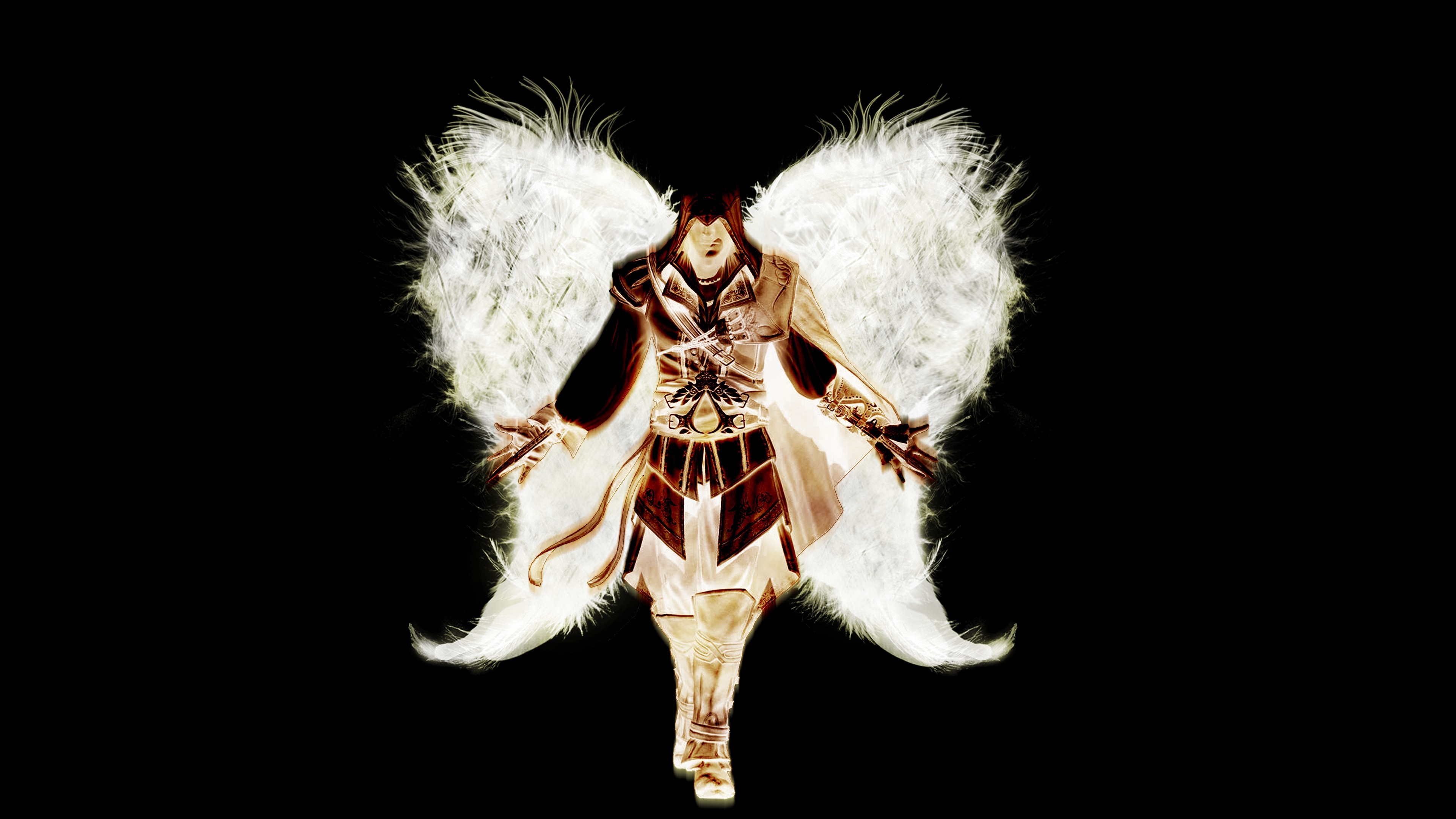 Ezio Auditore da Firenze with wings HD Wallpaper