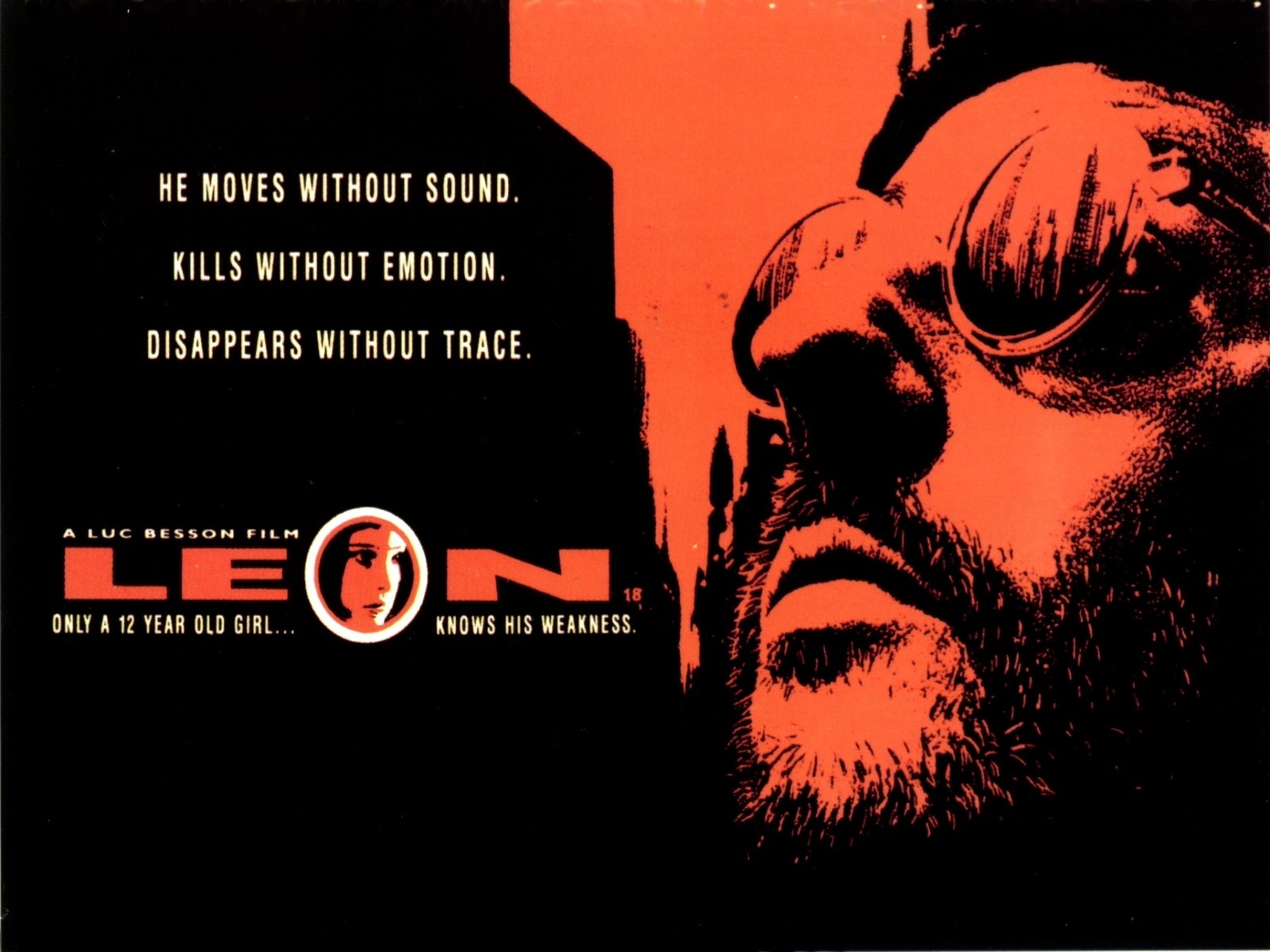 Léon: The Professional Movie Poster HD Wallpaper