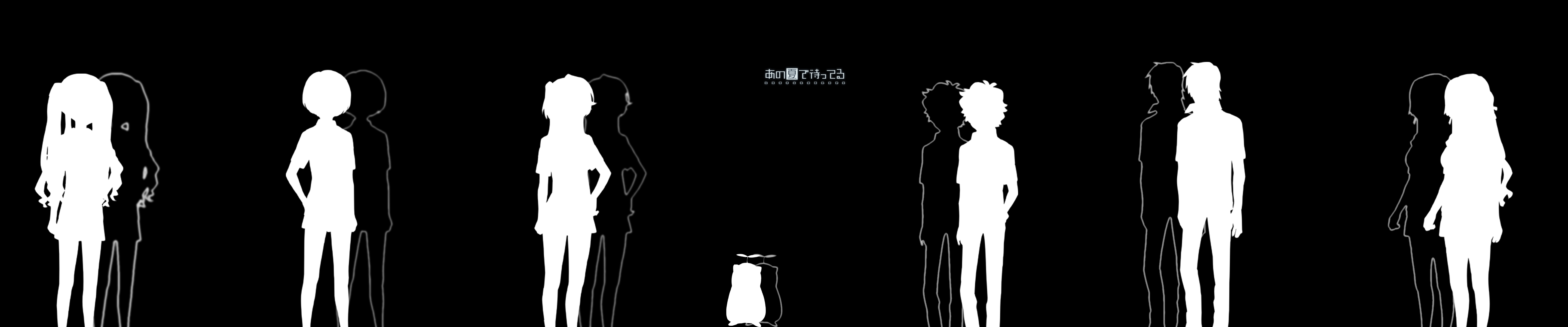 Characters from Ano Natsu de Matteru HD Wallpaper