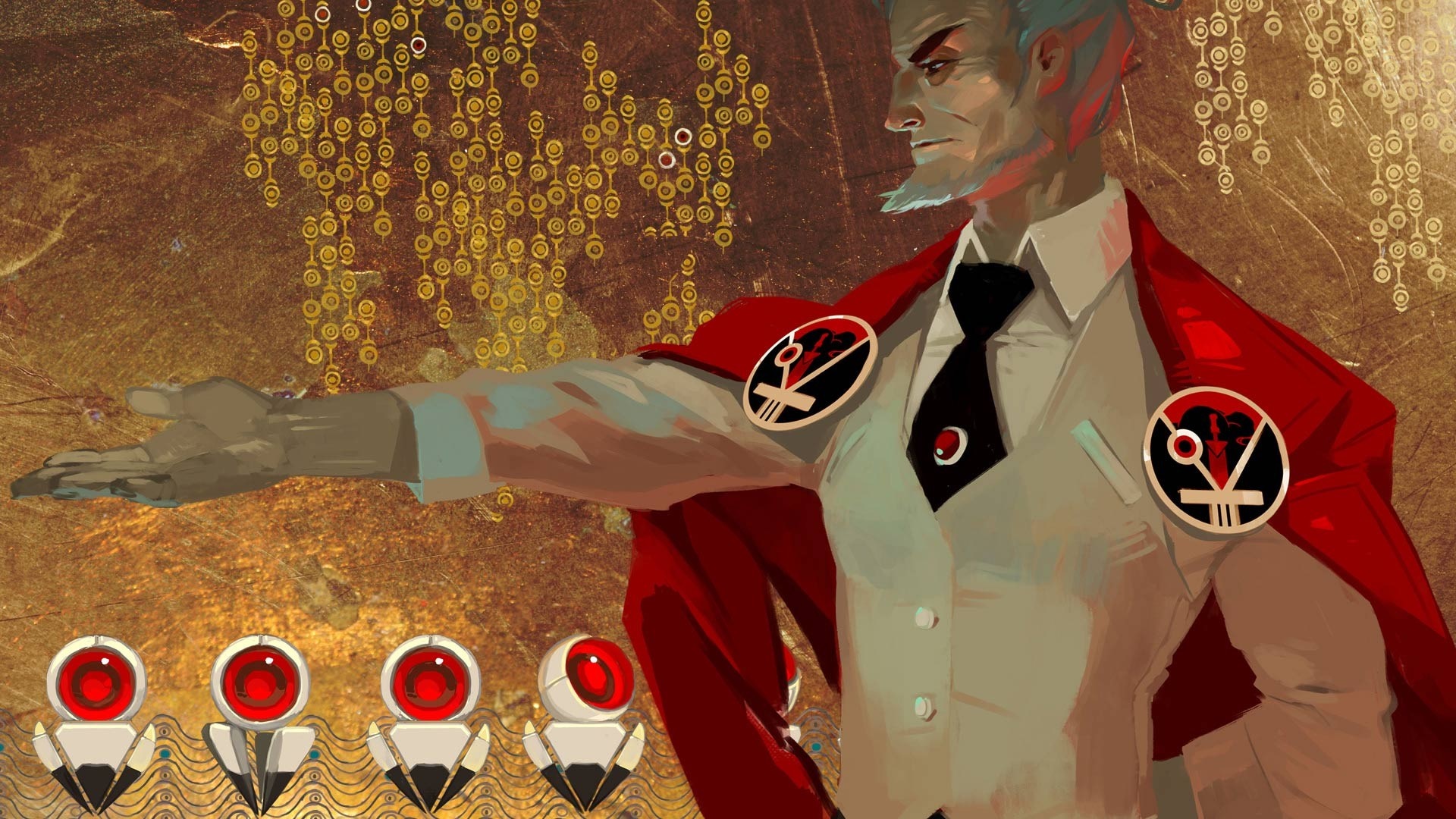 Red Cloud from Transistor HD Wallpaper