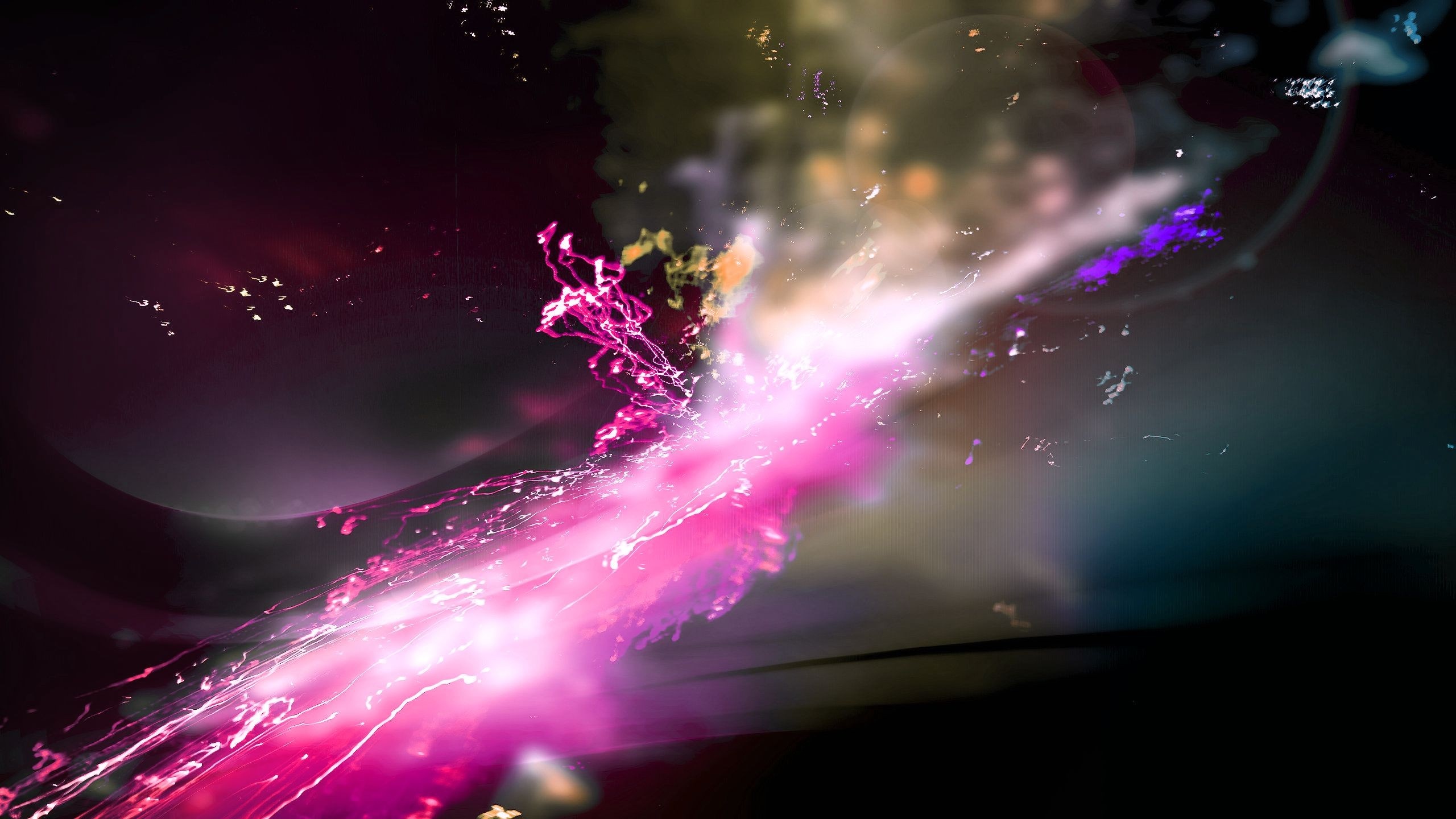 Abstract colorful fantasy art of the universe HD Wallpaper