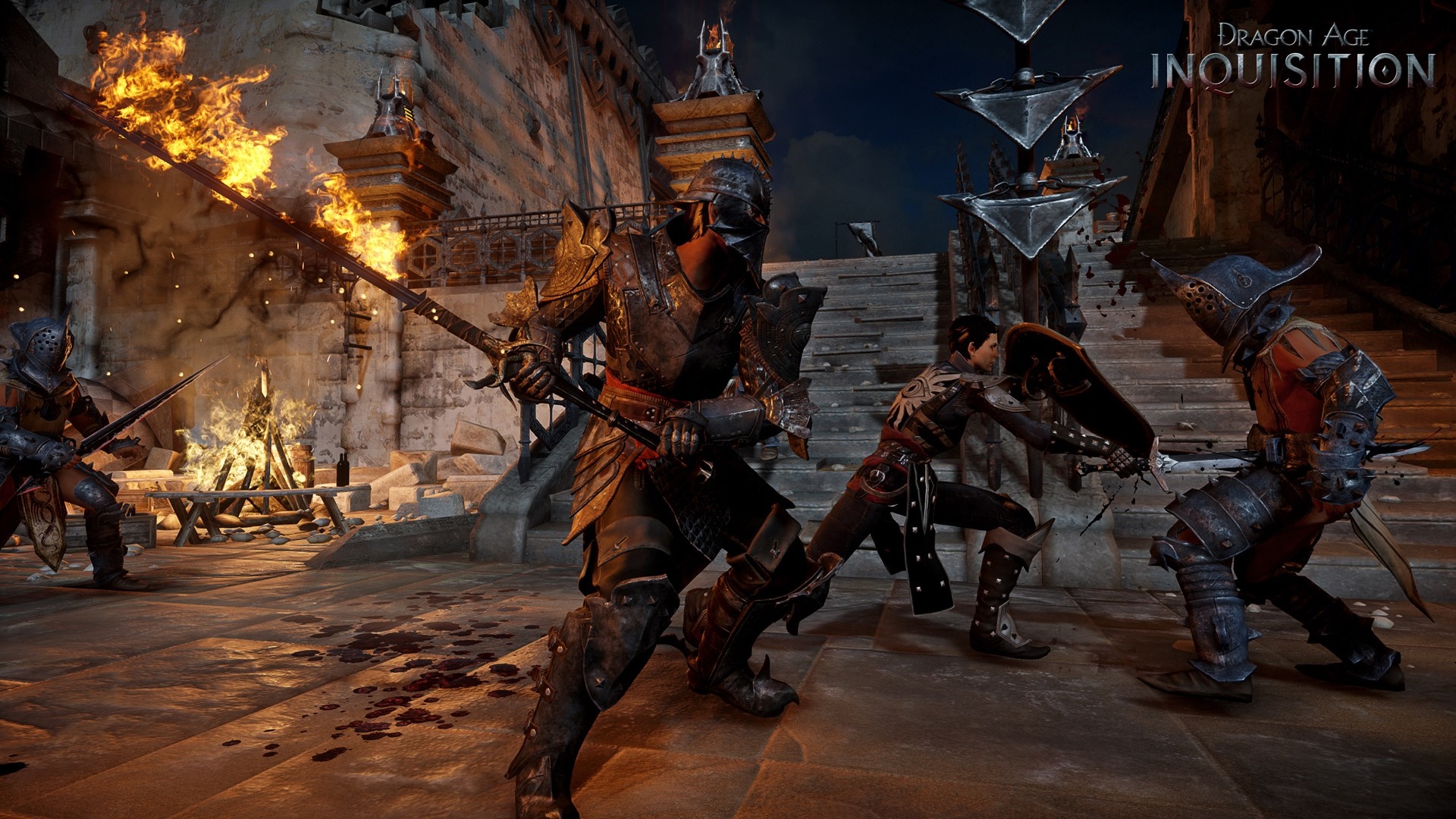 Dragon Age: Inquisition combat scene HD Wallpaper