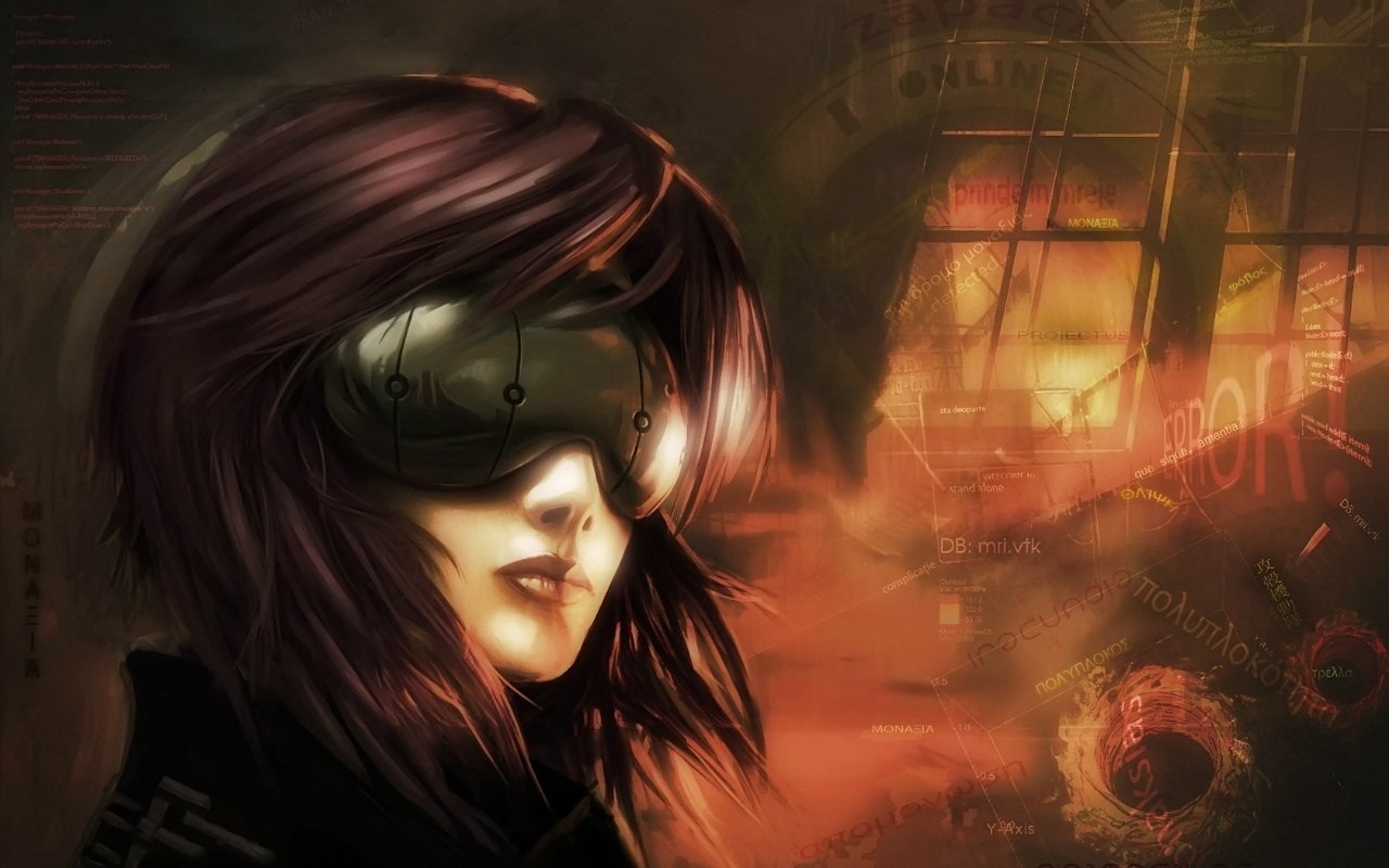 Motoko Kusanagi from Ghost in the Shell HD Wallpaper