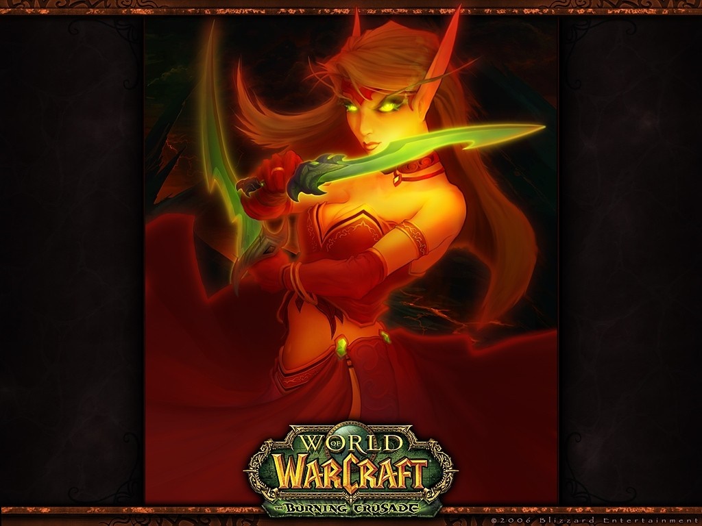 Blood Elf from World of Warcraft: The Burning Crusade HD Wallpaper