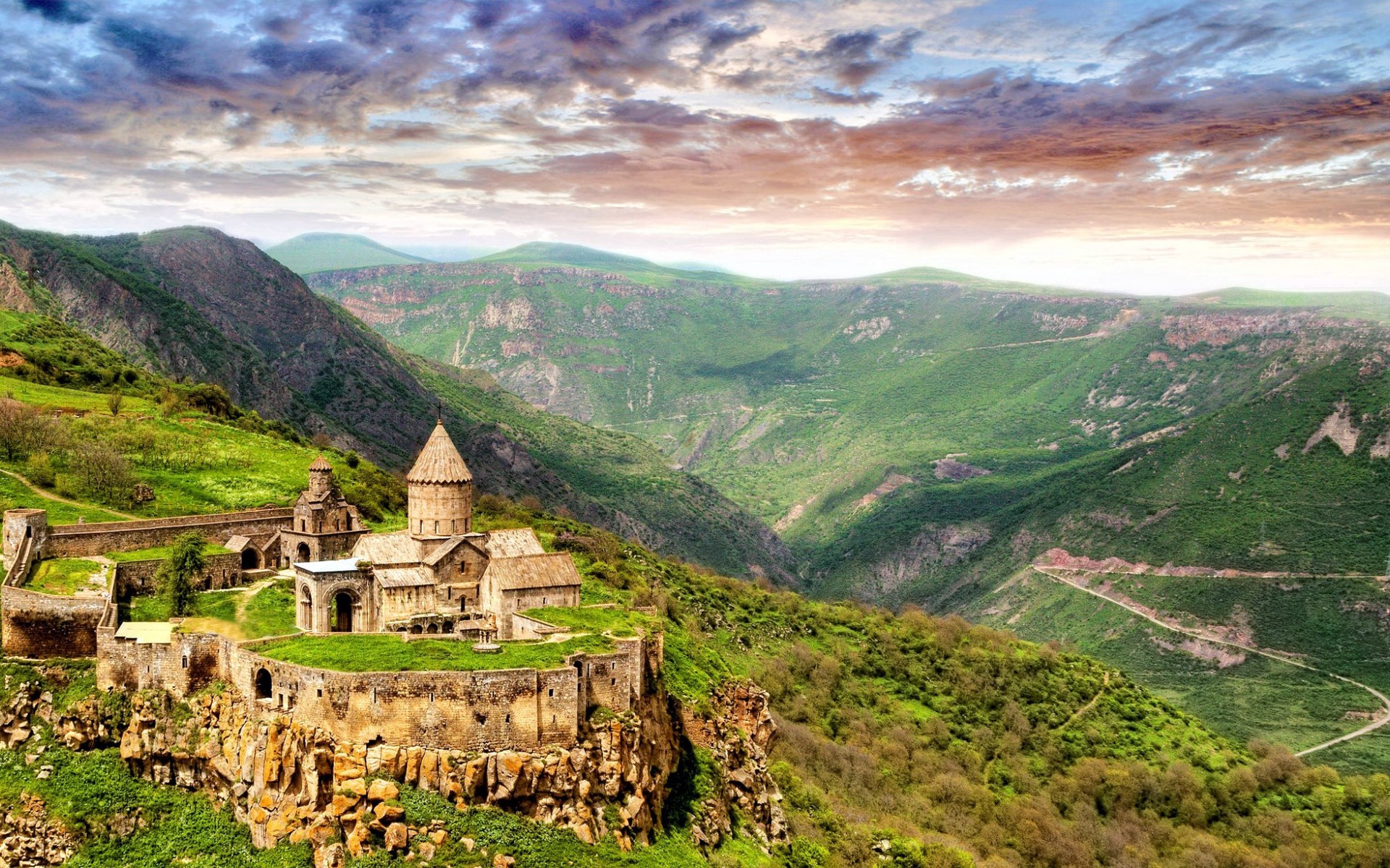 Tatev Monastery in Armenia HD Wallpaper