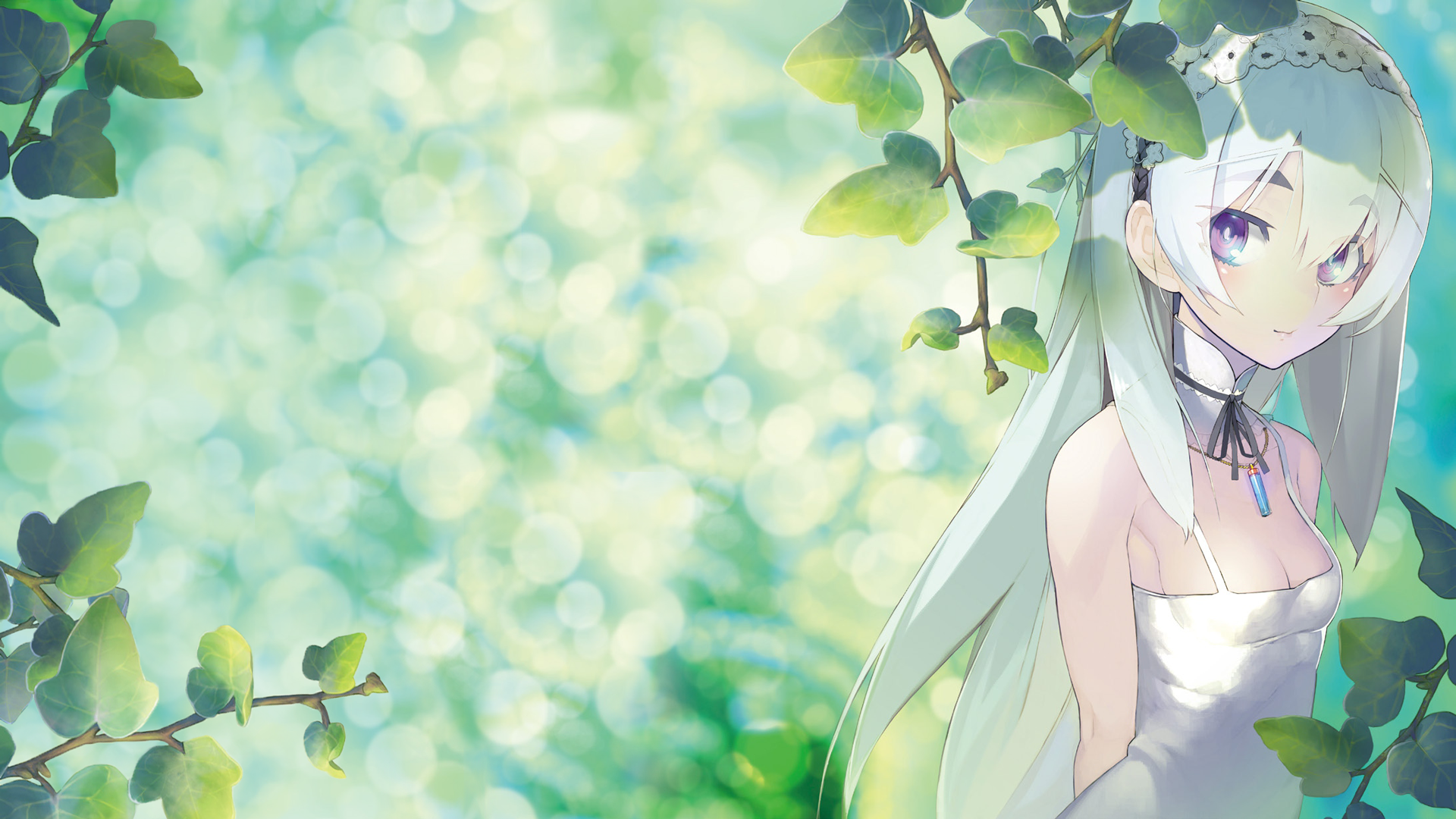 Chaika Trabant from Hitsugi no Chaika in a garden HD Wallpaper