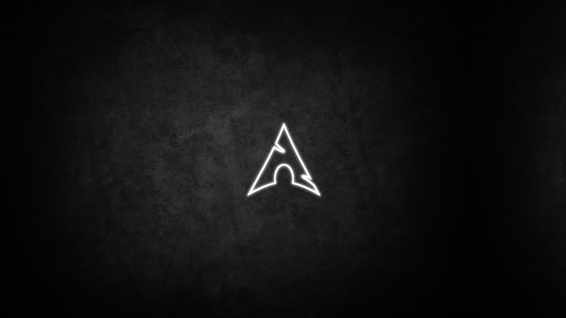 Arch Linux logo on a dark textured background HD Wallpaper