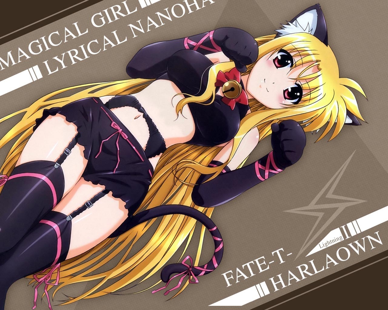 Fate Testarossa from Mahou Shoujo Lyrical Nanoha HD Wallpaper