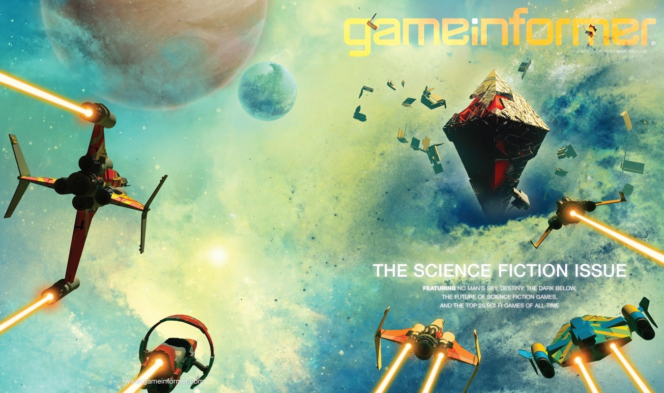 Game Informer Science Fiction Issue Cover Art HD Wallpaper
