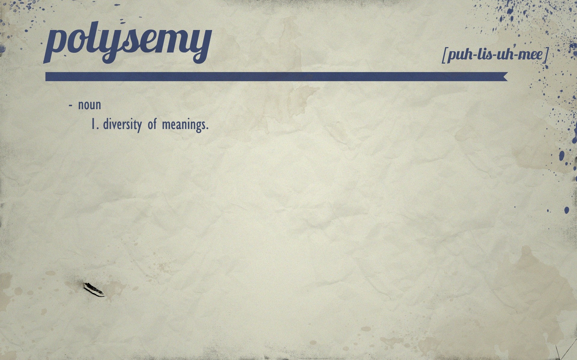 Polysemy definition HD Wallpaper