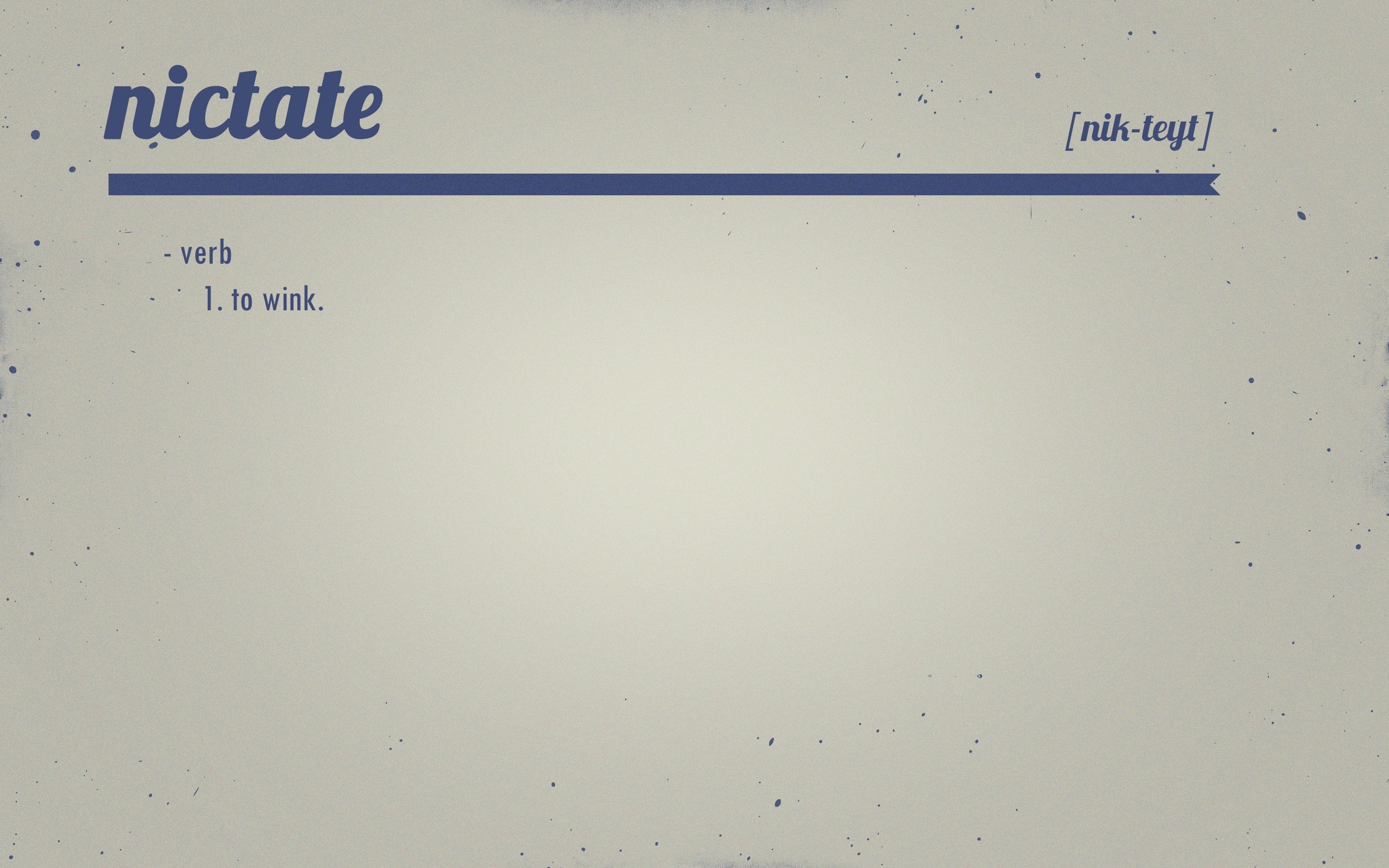 Nictate definition with pronunciation HD Wallpaper