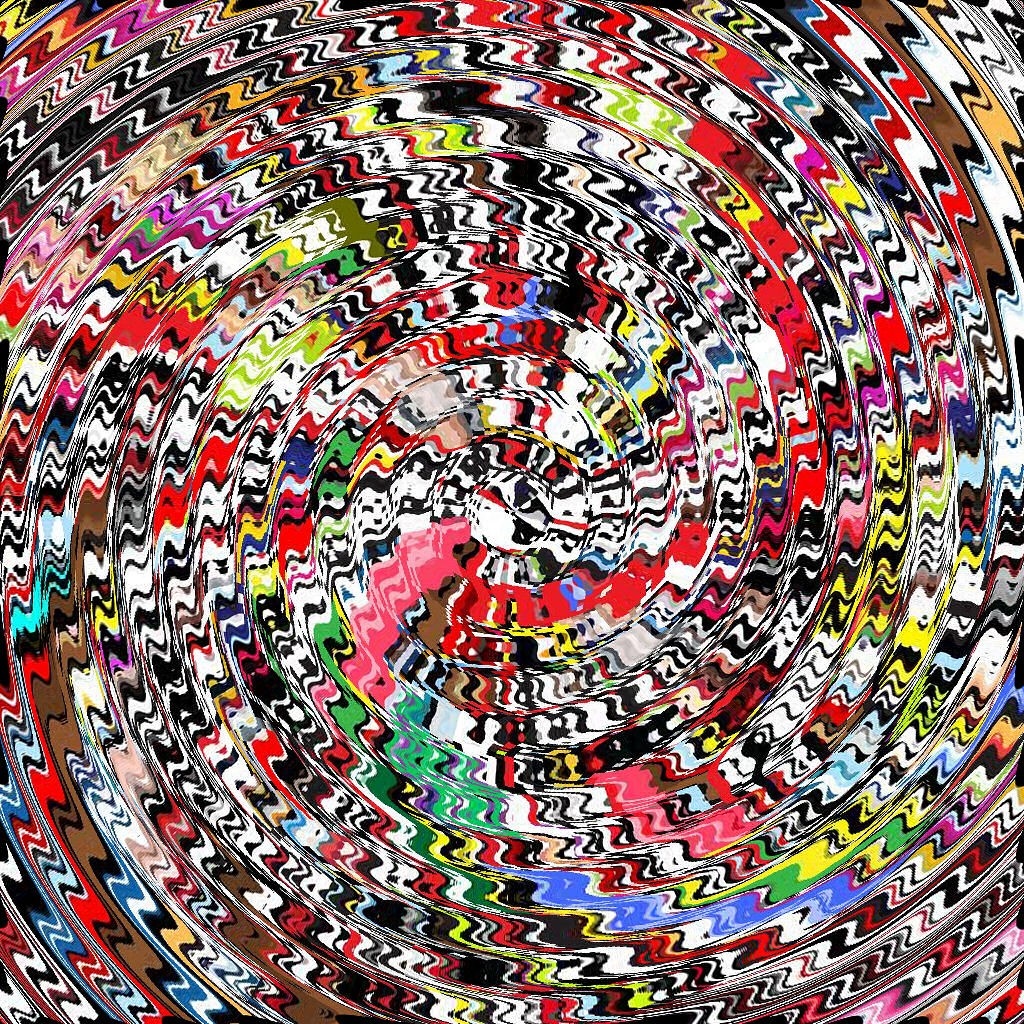 Colorful abstract spiral pattern HD Wallpaper