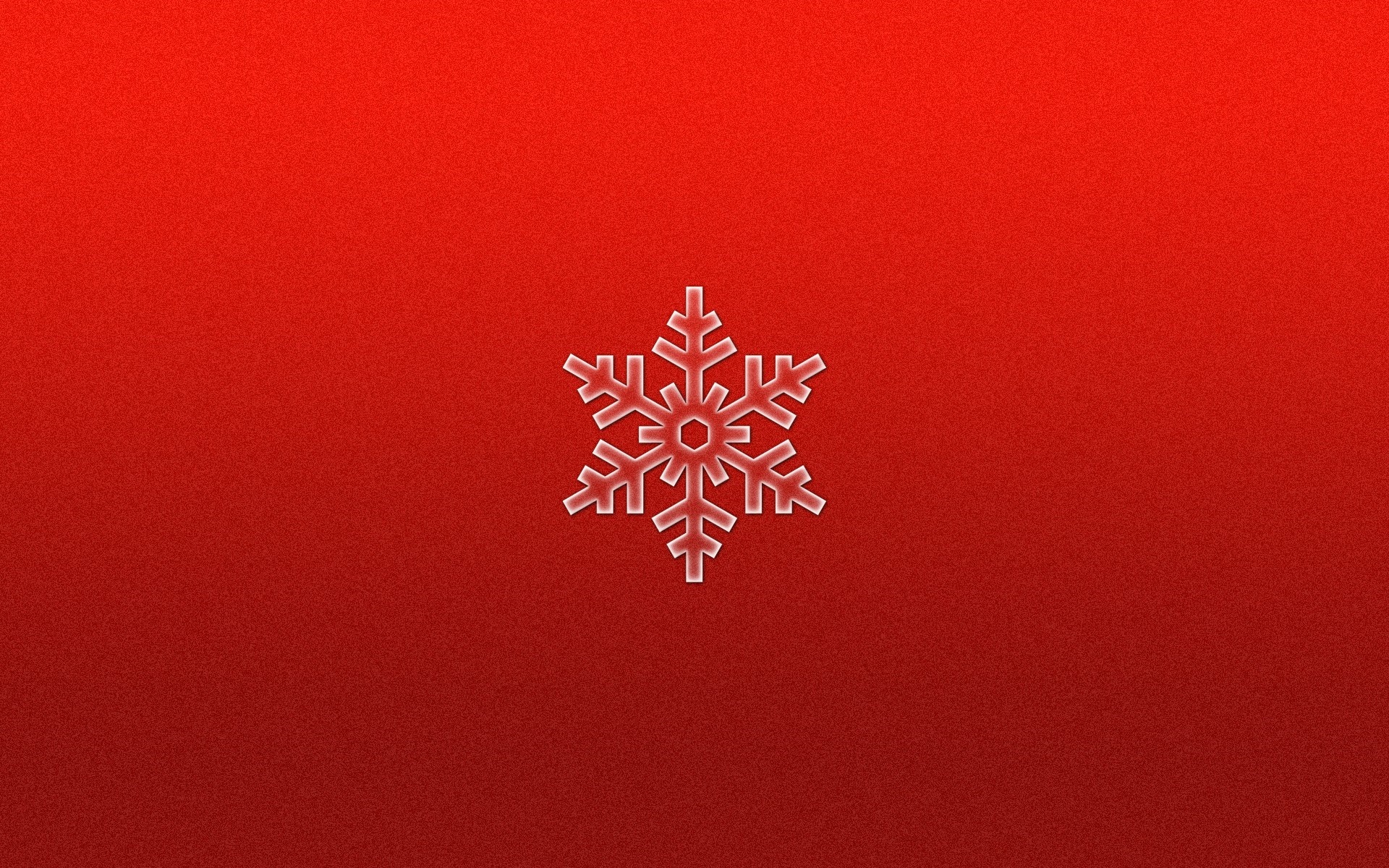 Red background with a white snowflake logo HD Wallpaper