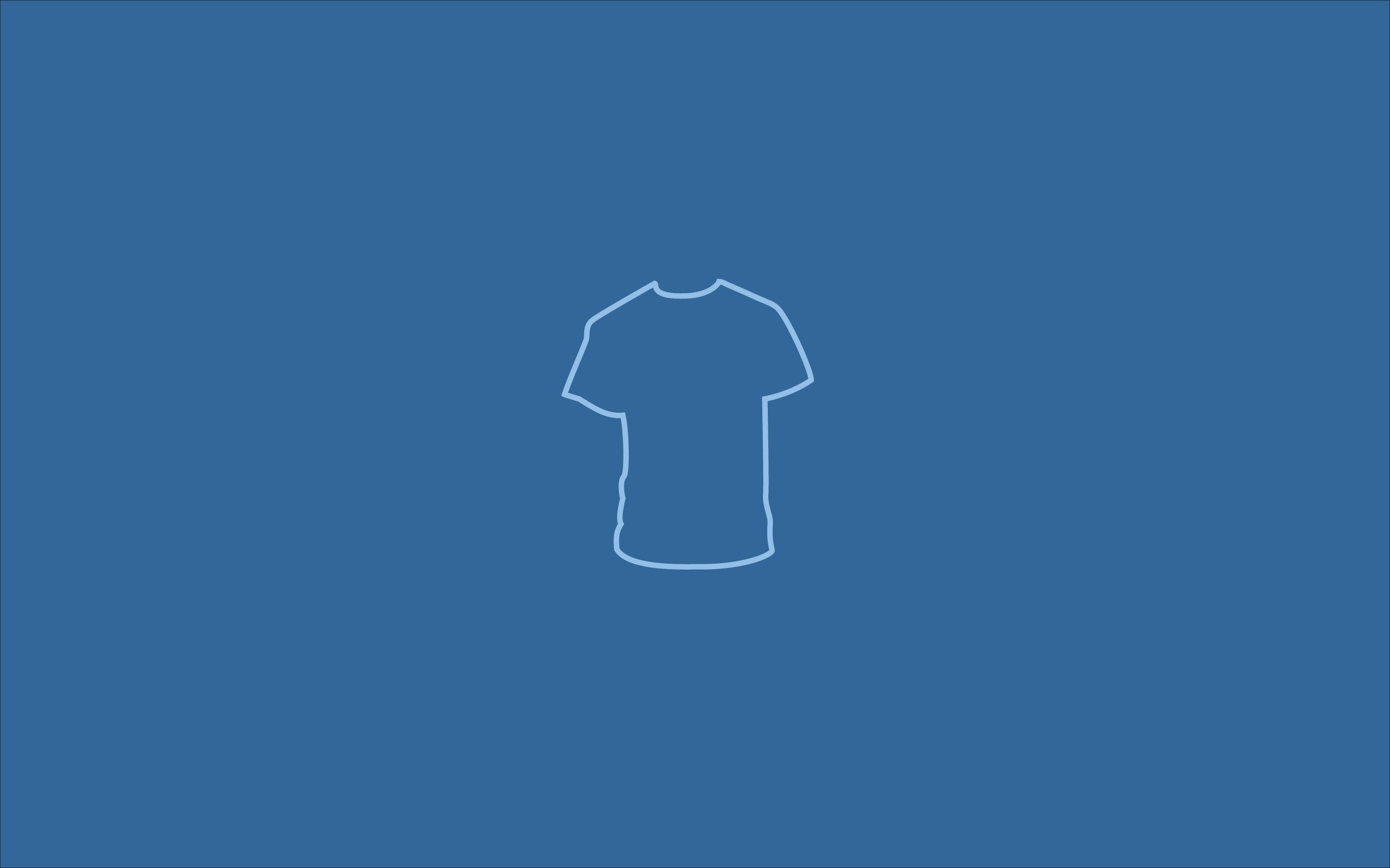 Minimalist t-shirt illustration on blue background HD Wallpaper