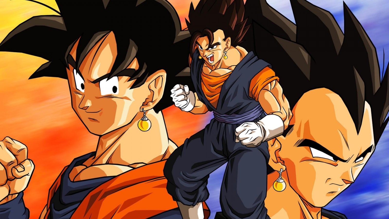 Vegito and Goku from Dragon Ball Z HD Wallpaper