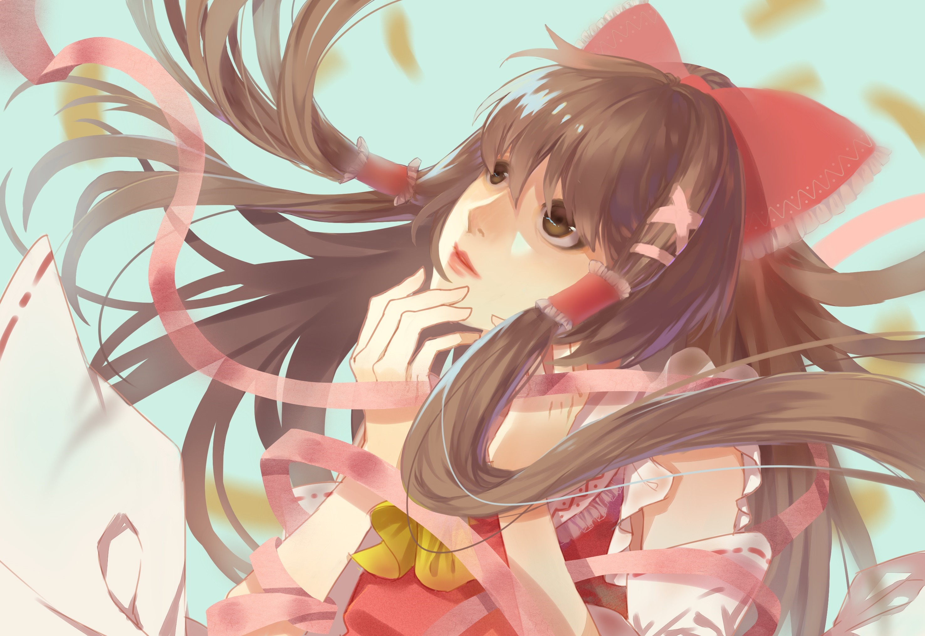 Reimu Hakurei from Touhou Project HD Wallpaper