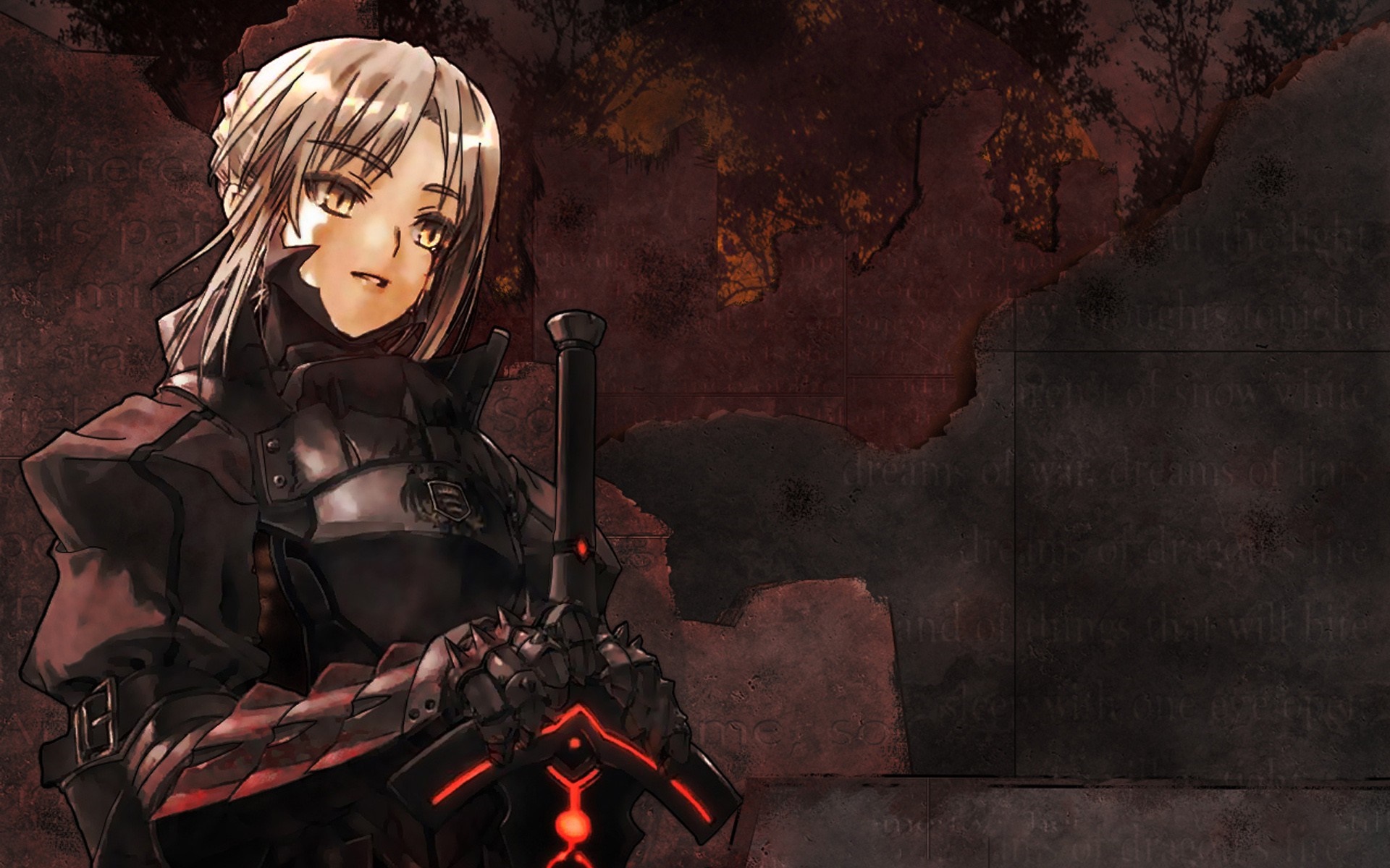 Saber Alter from Fate/hollow ataraxia HD Wallpaper
