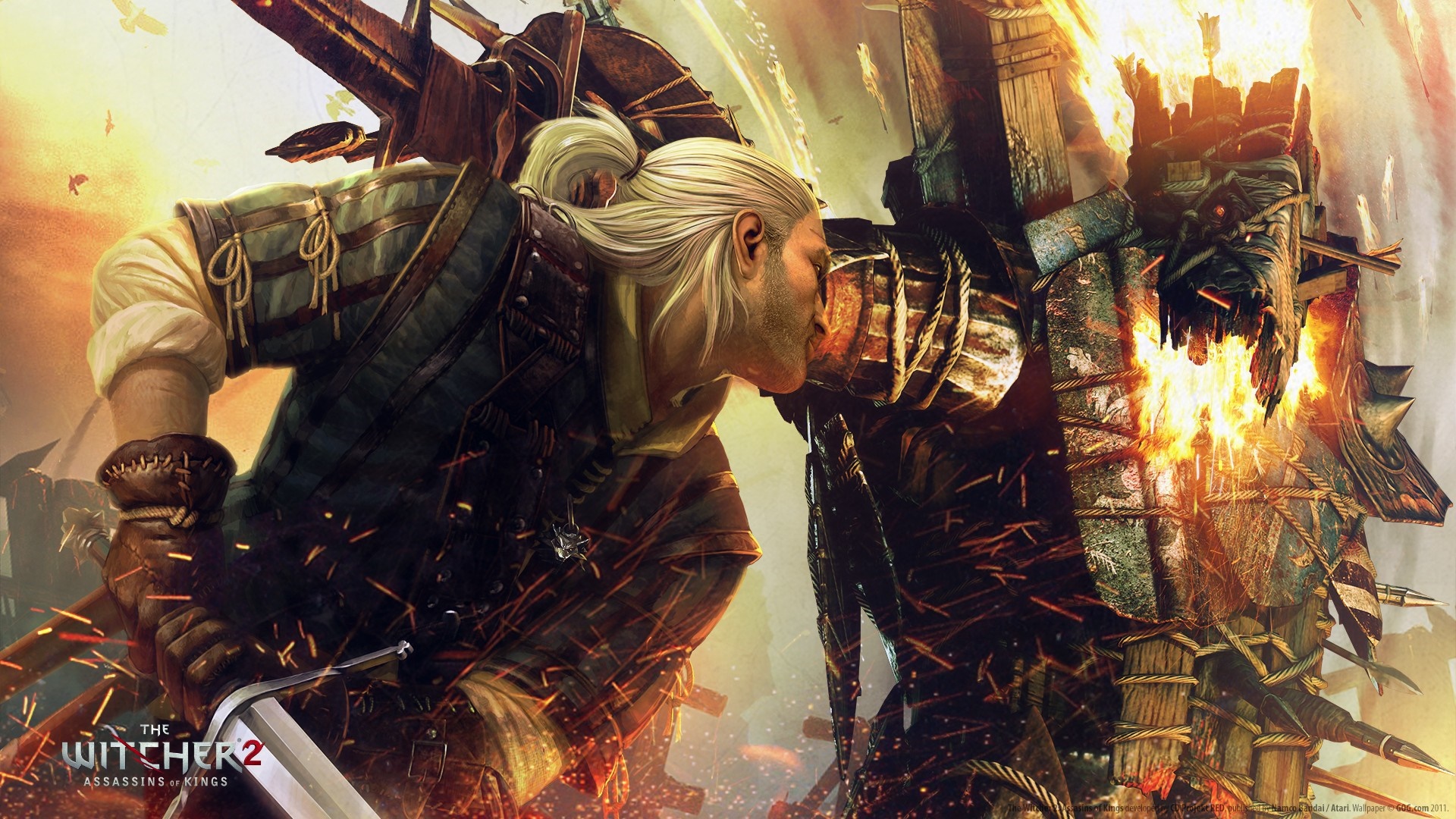 Geralt of Rivia from The Witcher 2: Assassins of Kings HD Wallpaper