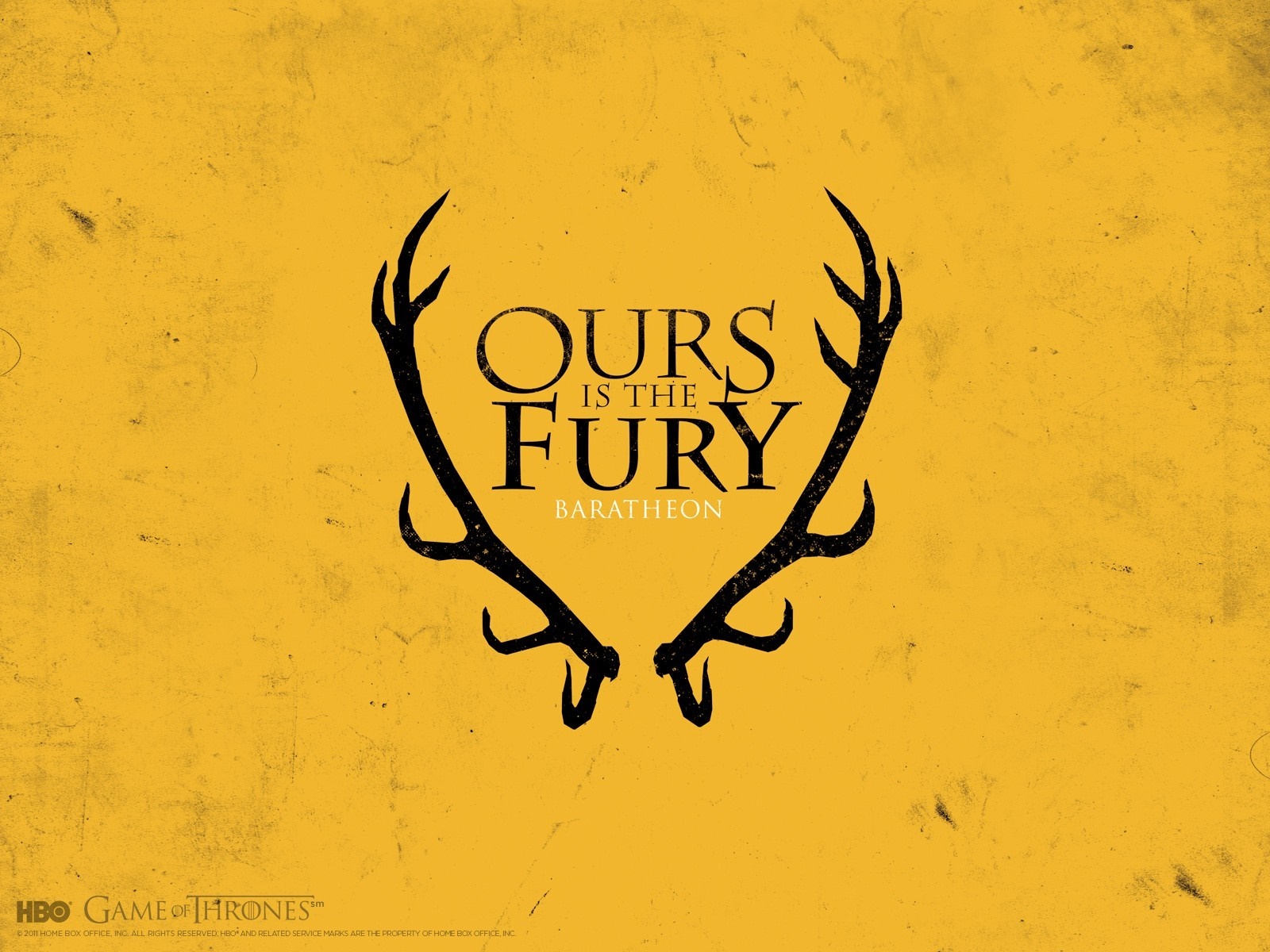 House Baratheon's 'Ours is the Fury' sigil from Game of Thrones HD Wallpaper