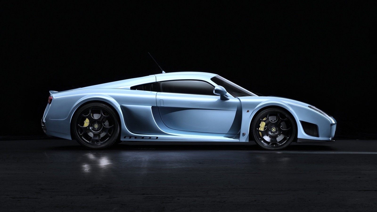 Light blue Noble M600 sports car HD Wallpaper