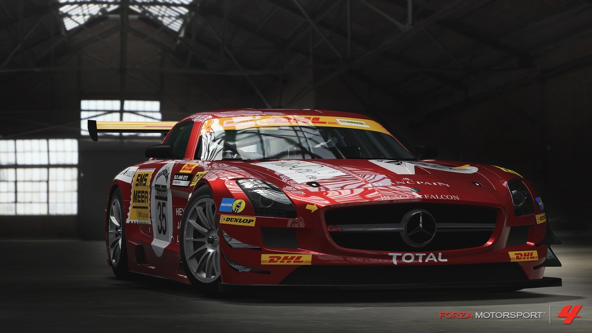 Mercedes-Benz SLS AMG GT3 race car HD Wallpaper