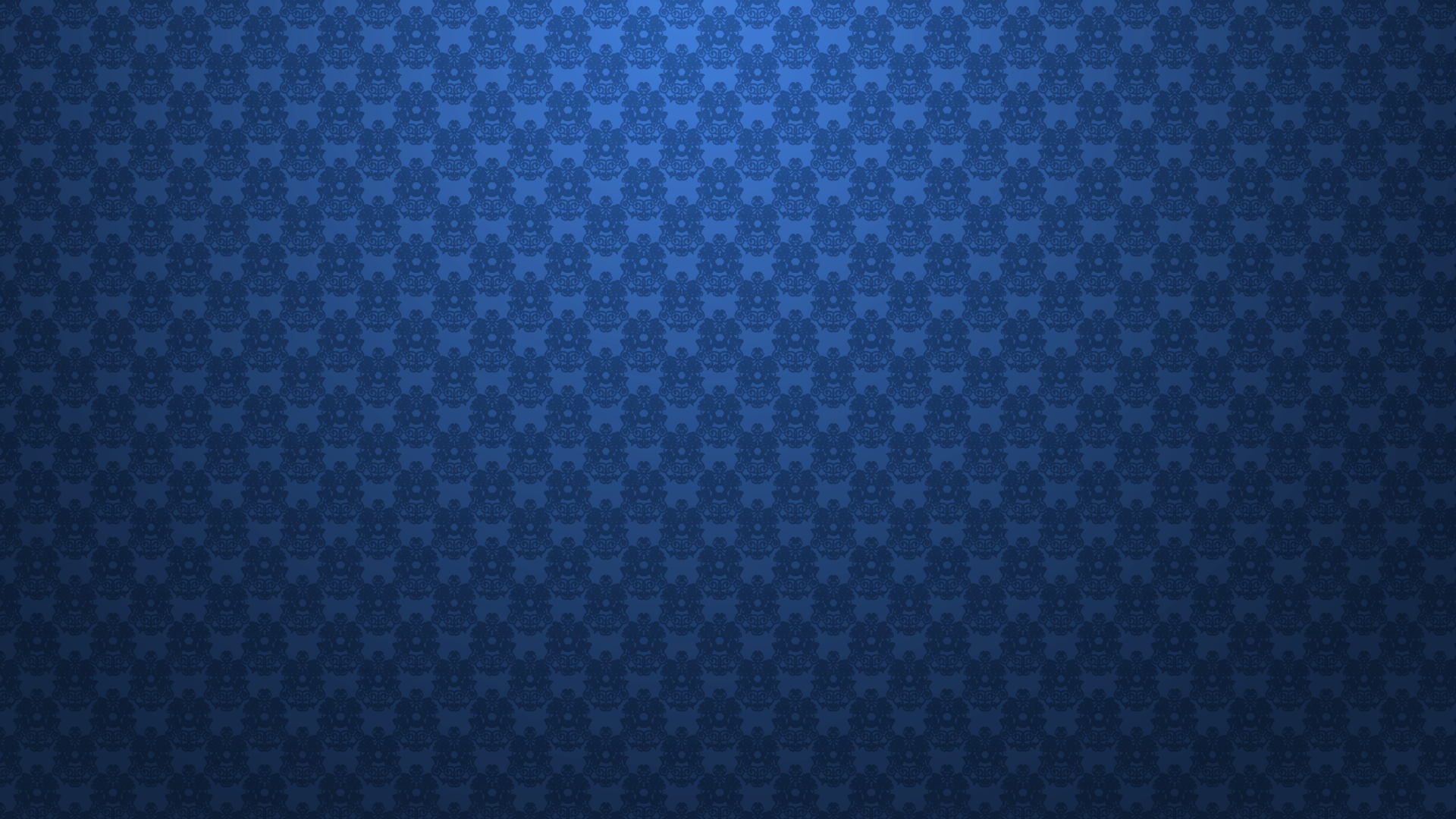 Blue damask pattern with gradient HD Wallpaper