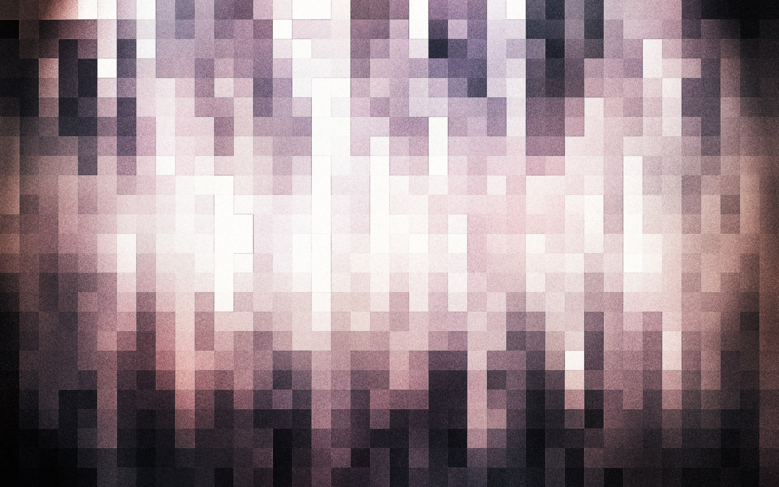 Abstract pixelated pattern with light and shadow HD Wallpaper