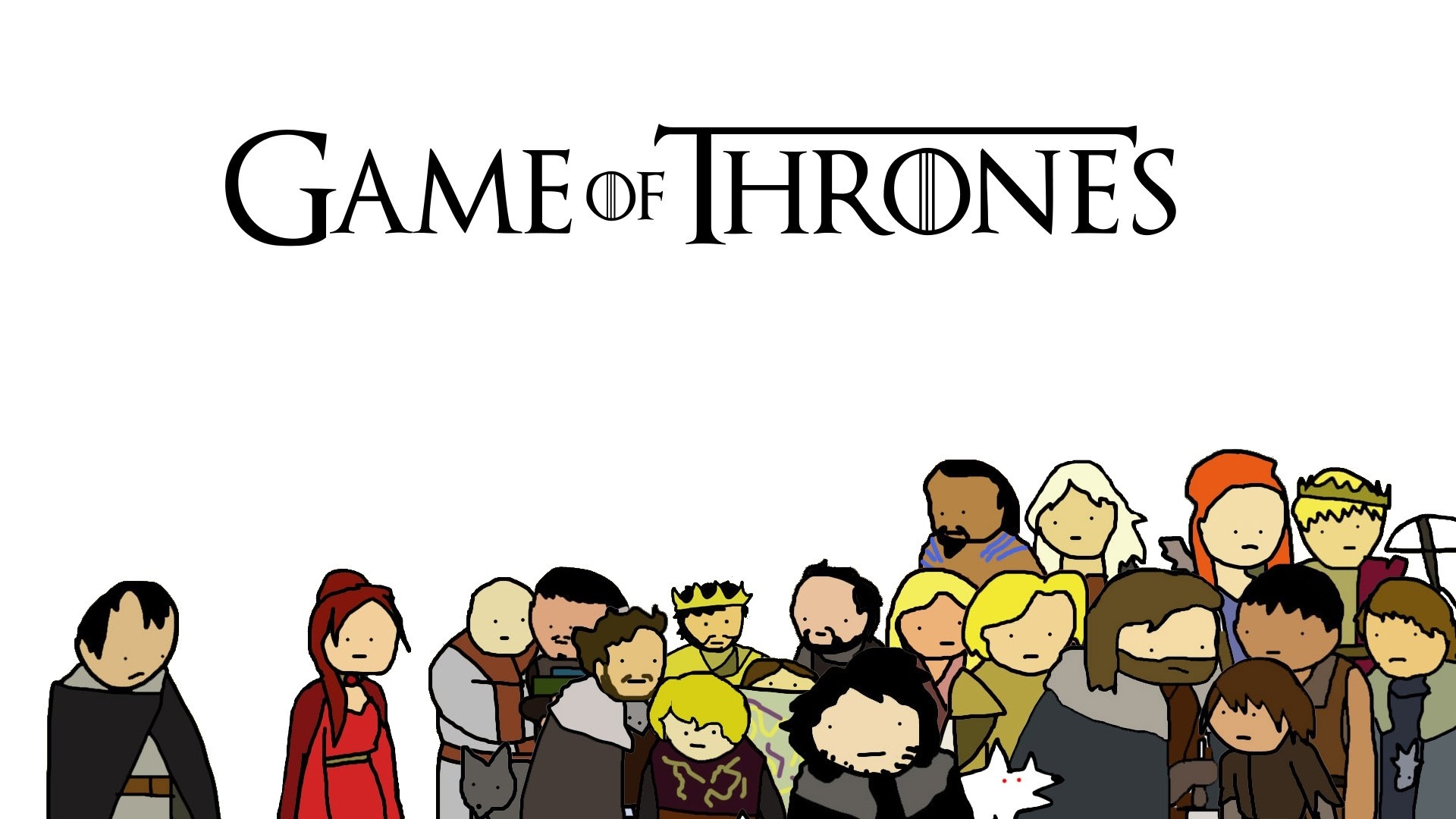 Game of Thrones characters illustration HD Wallpaper